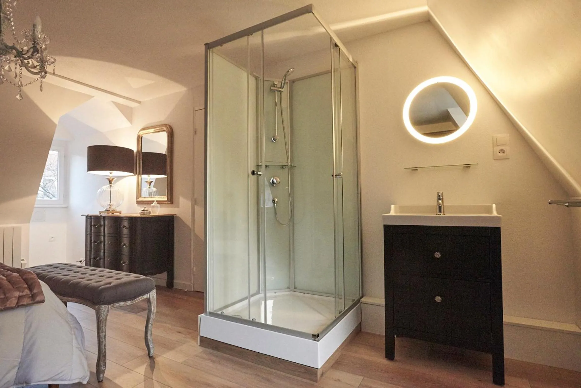 Shower in Les Appartements Saint-Martin
