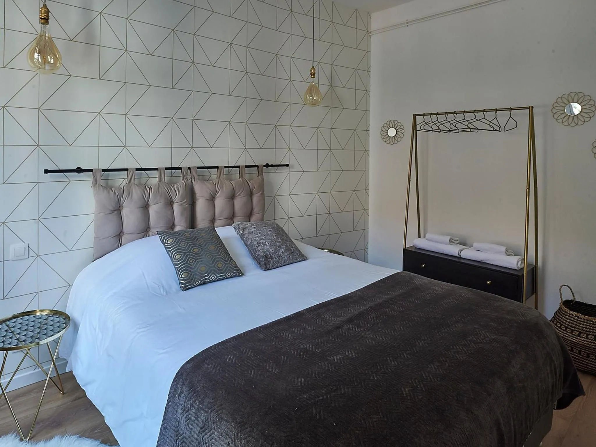 Bed in Les Appartements Saint-Martin