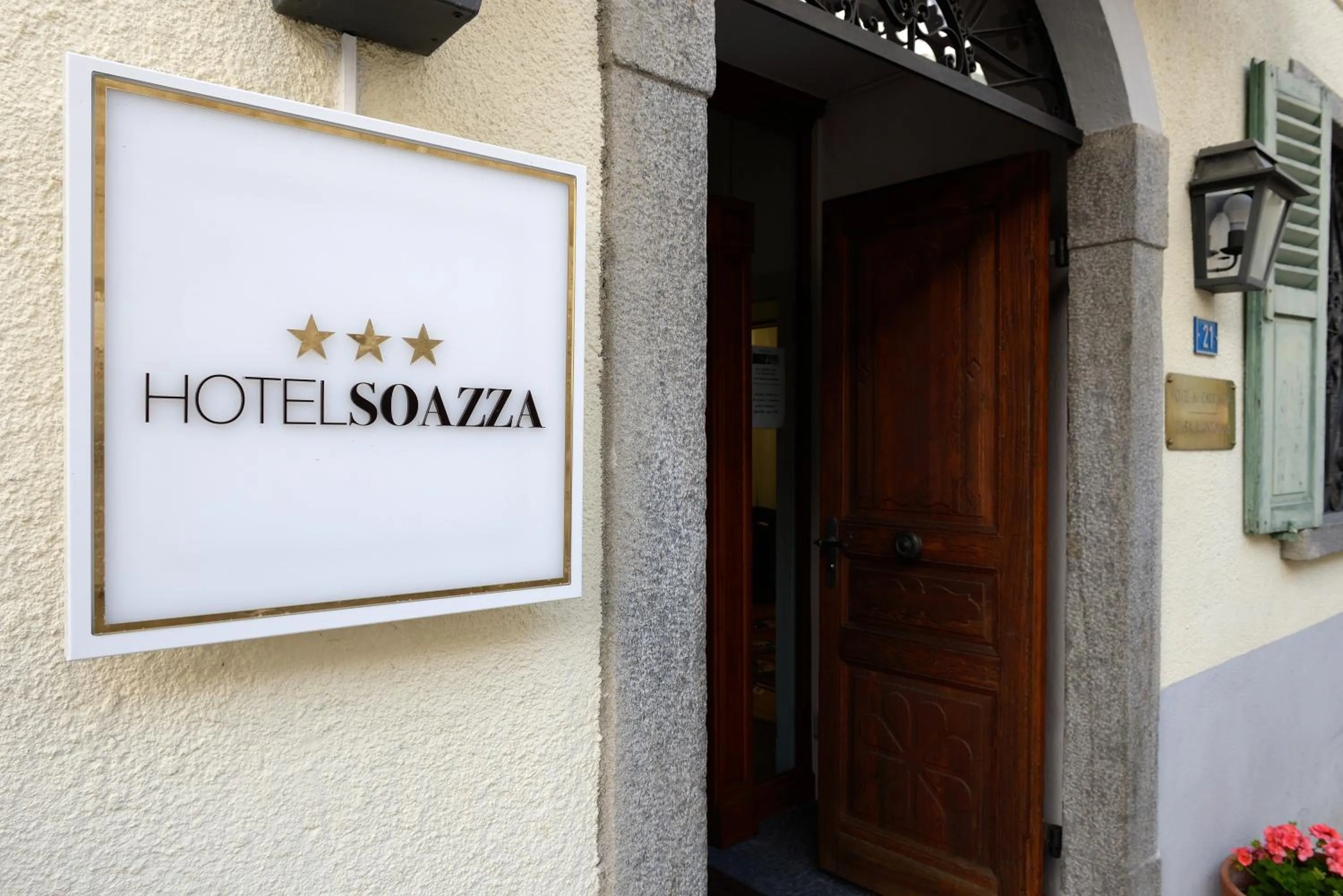 Property logo or sign in Hotel Soazza