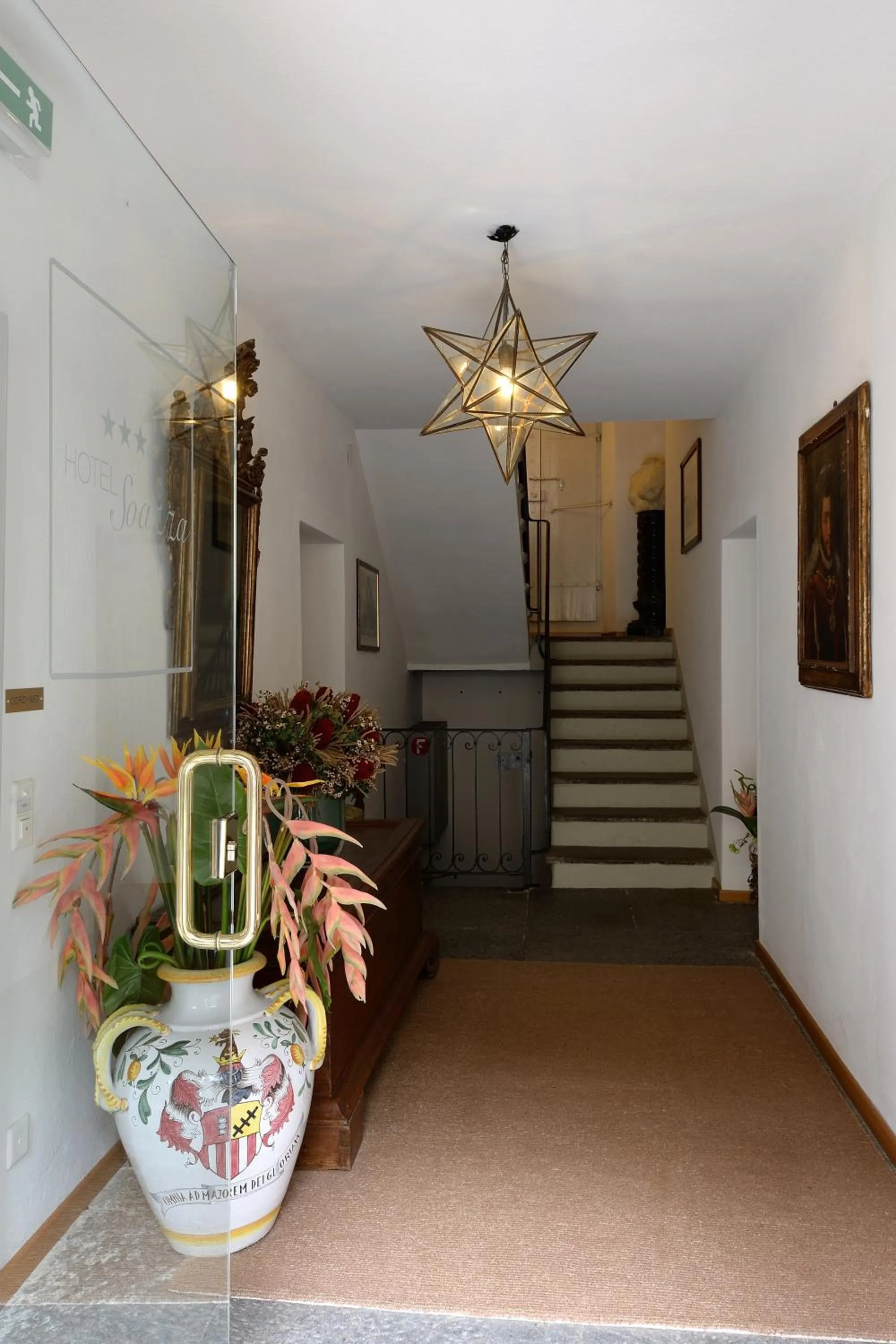 Floor plan in Hotel Soazza