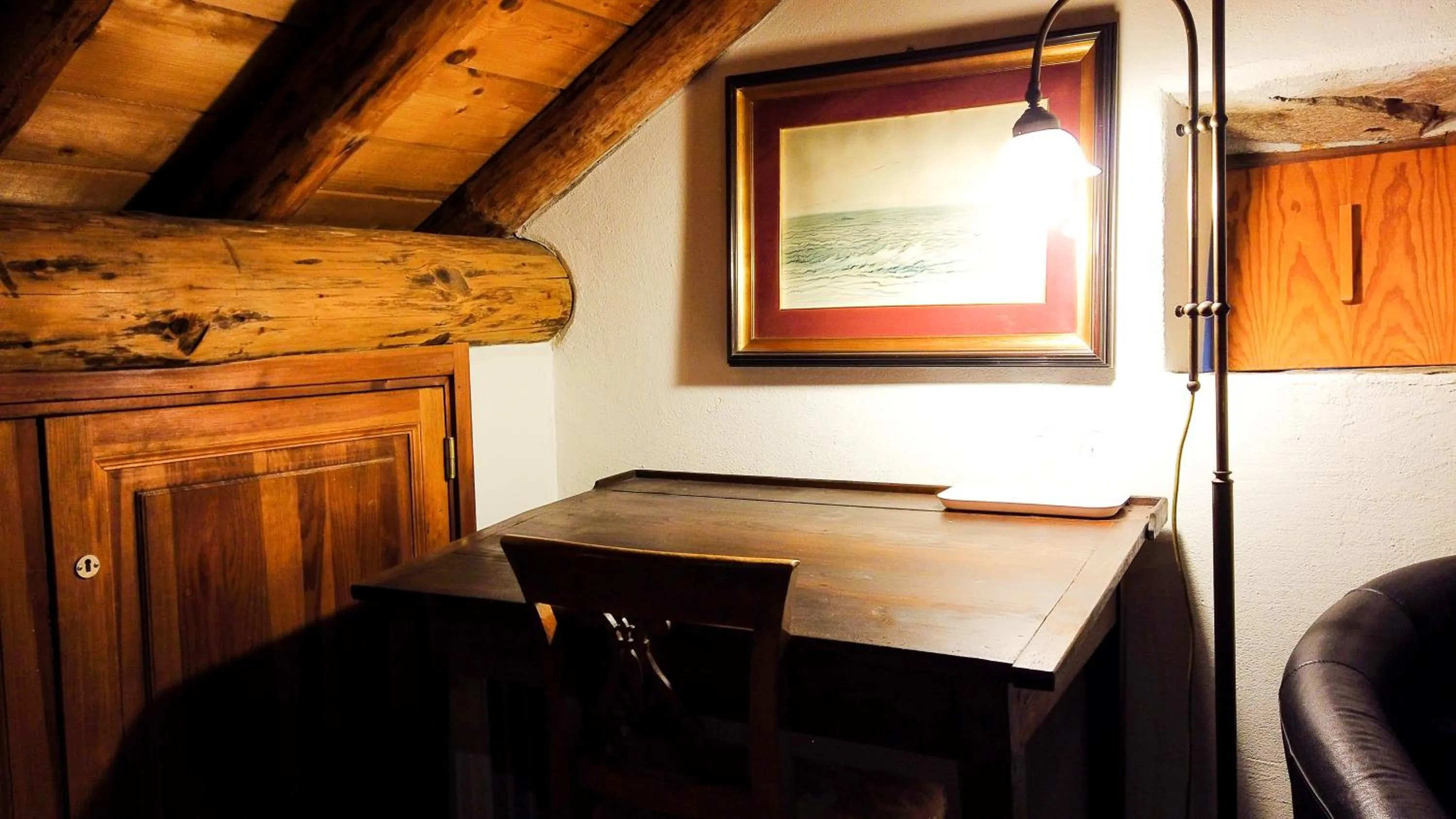 Bedroom in Hotel Soazza