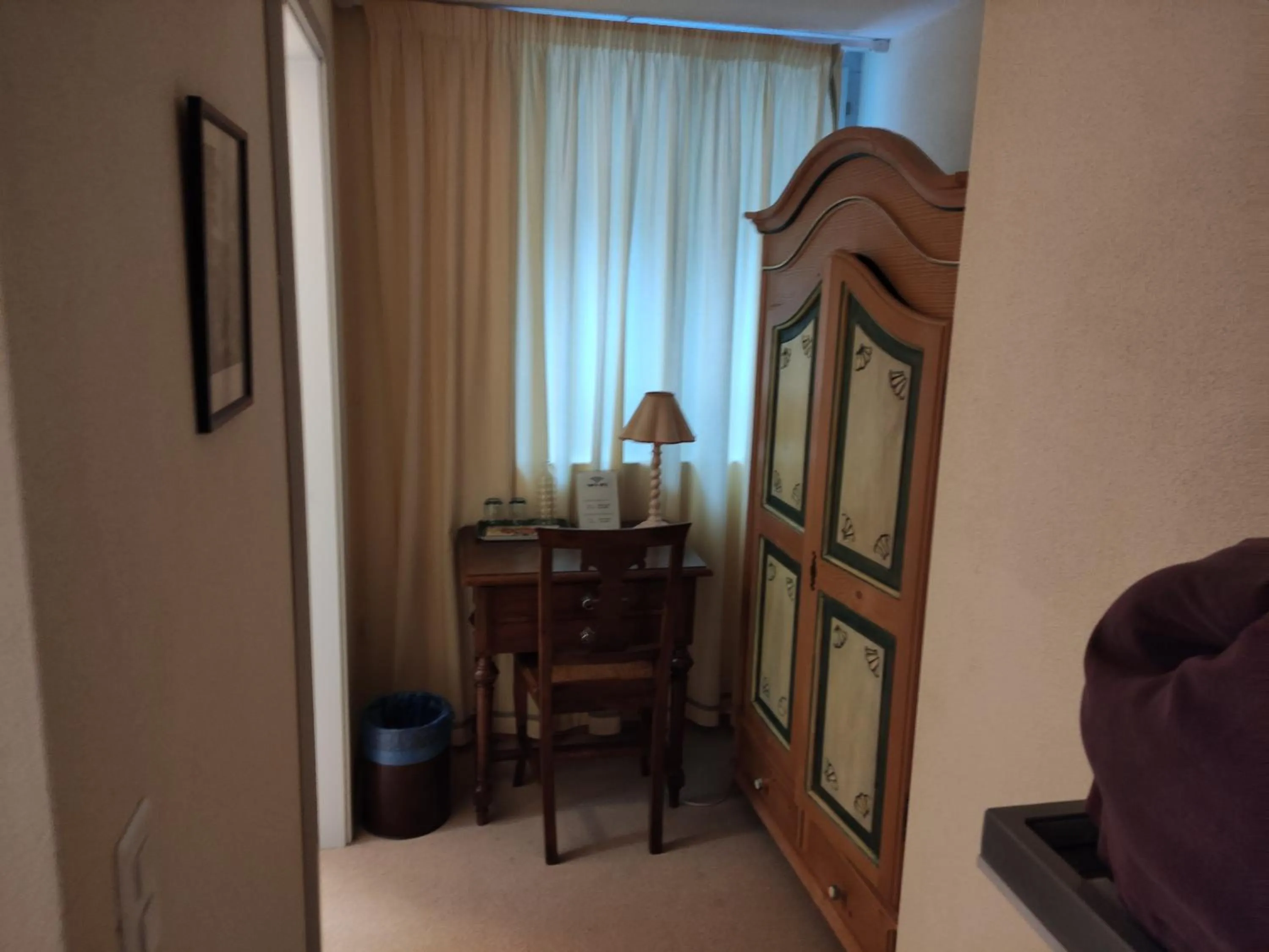 Bedroom in Hotel Soazza