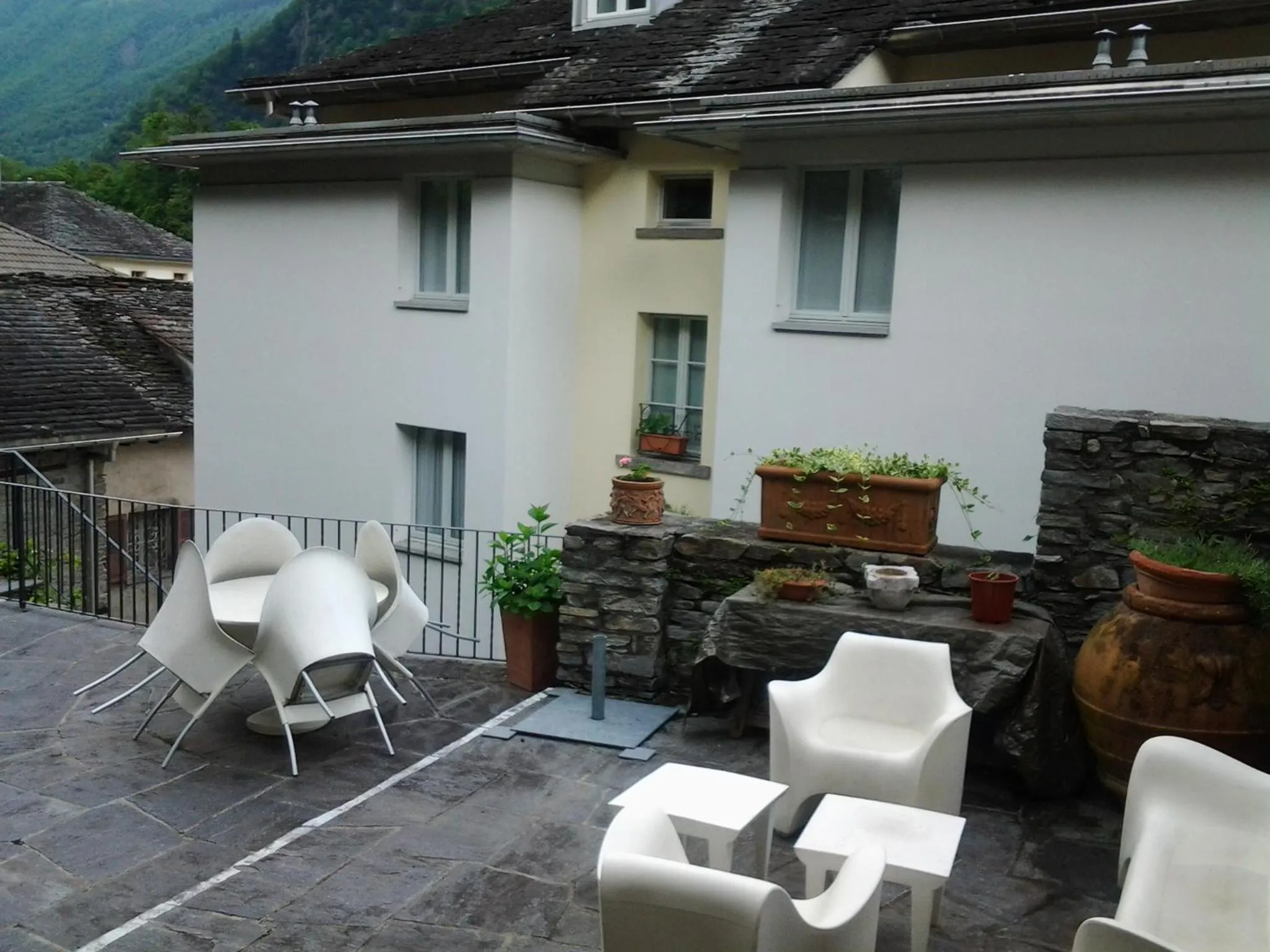 Property building in Hotel Soazza