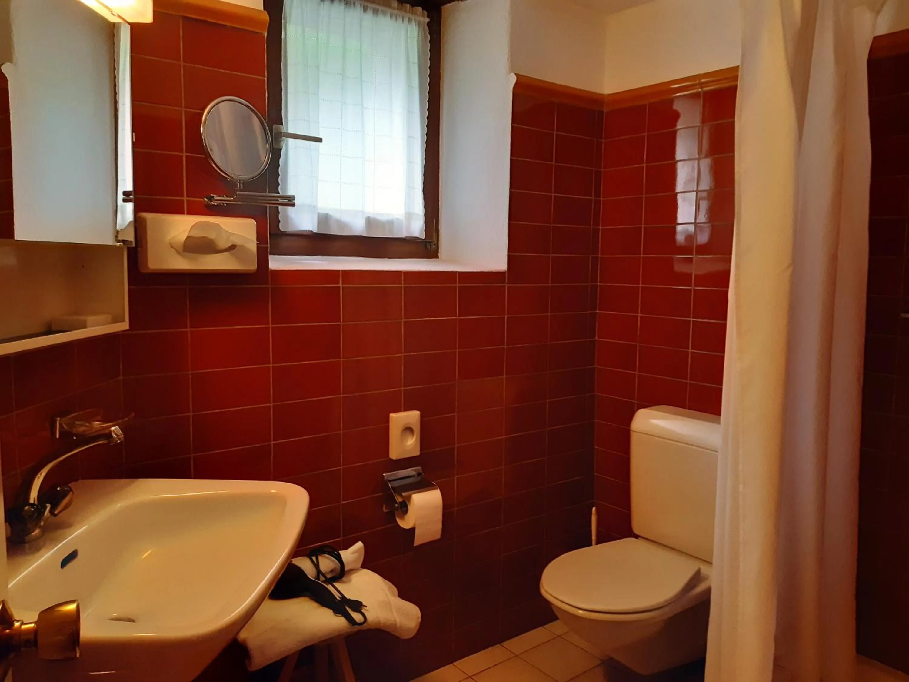 Bathroom in Hotel Soazza