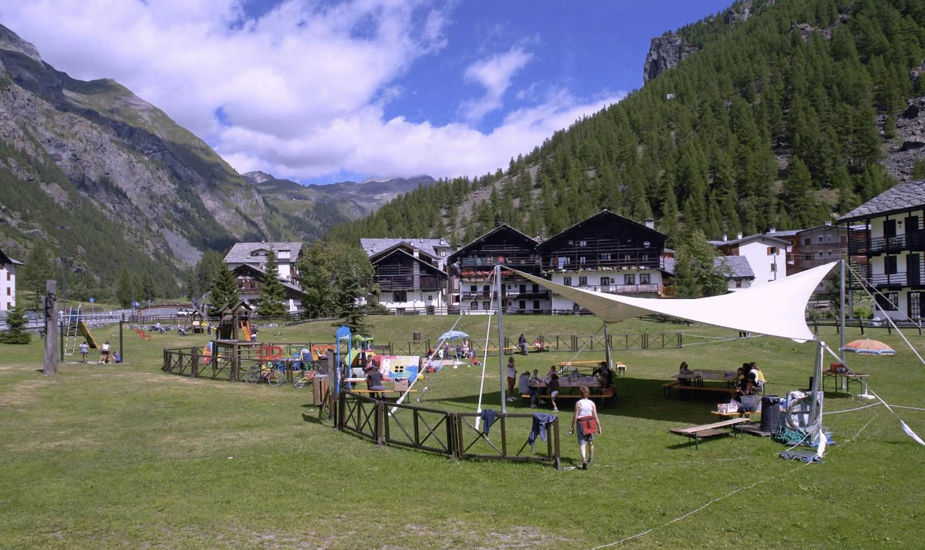 Natural landscape in Residence Dei Walser