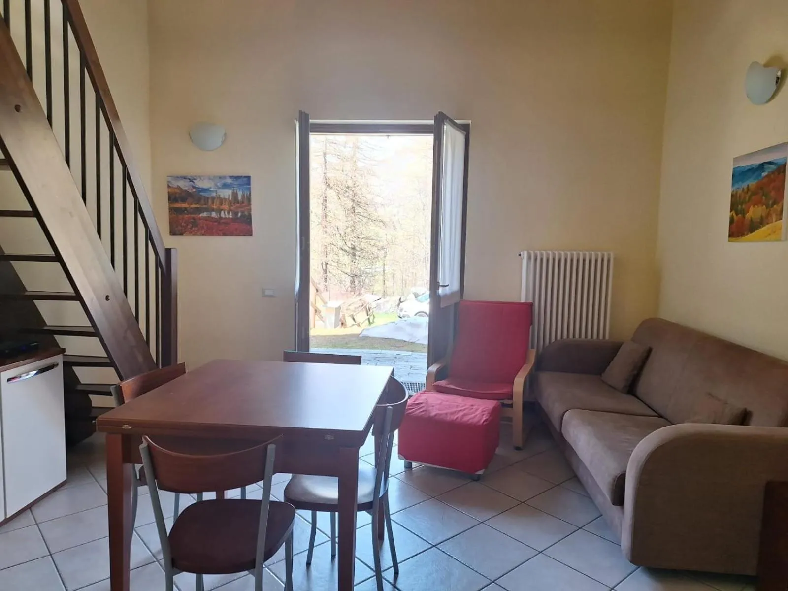 Living room in Residence Dei Walser
