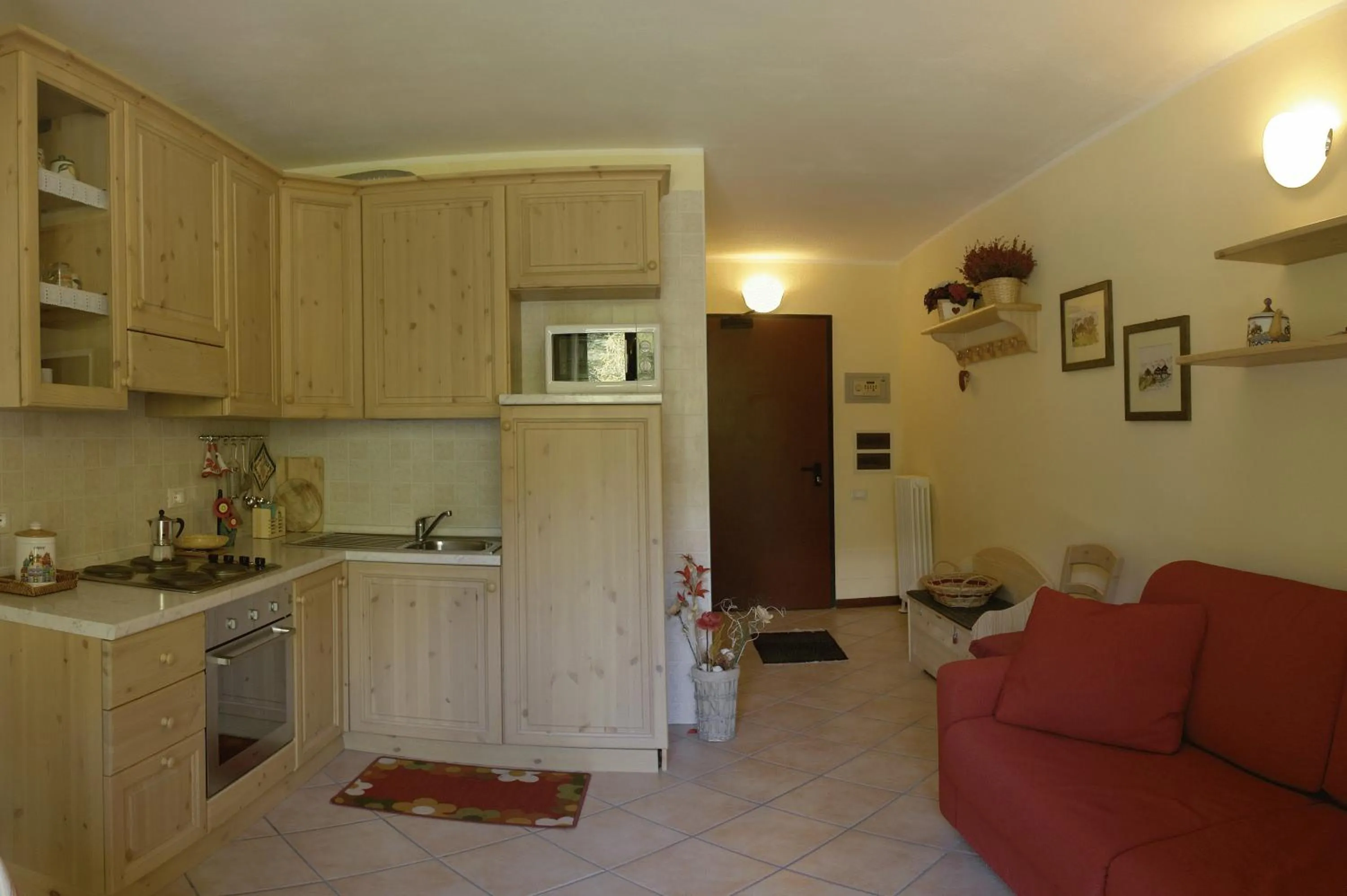 Kitchen or kitchenette in Residence Dei Walser