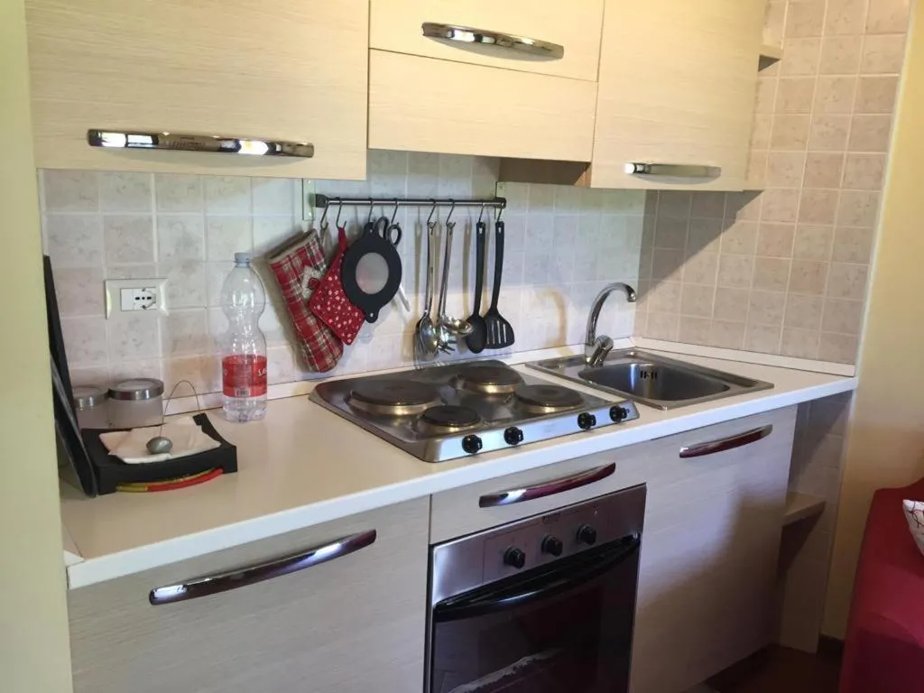 Kitchen or kitchenette in Residence Dei Walser