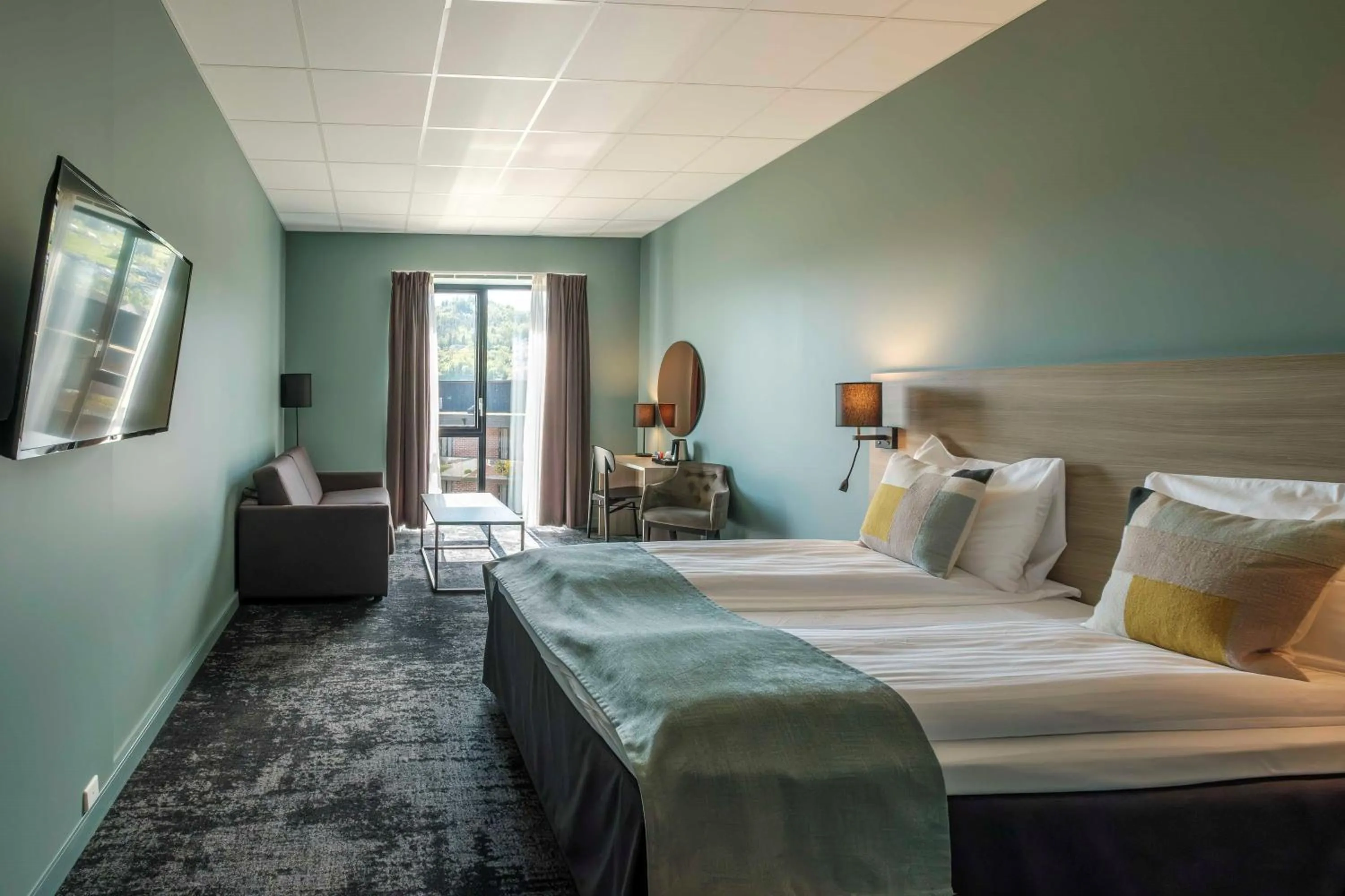 Bed in Hardangerfjord Hotel