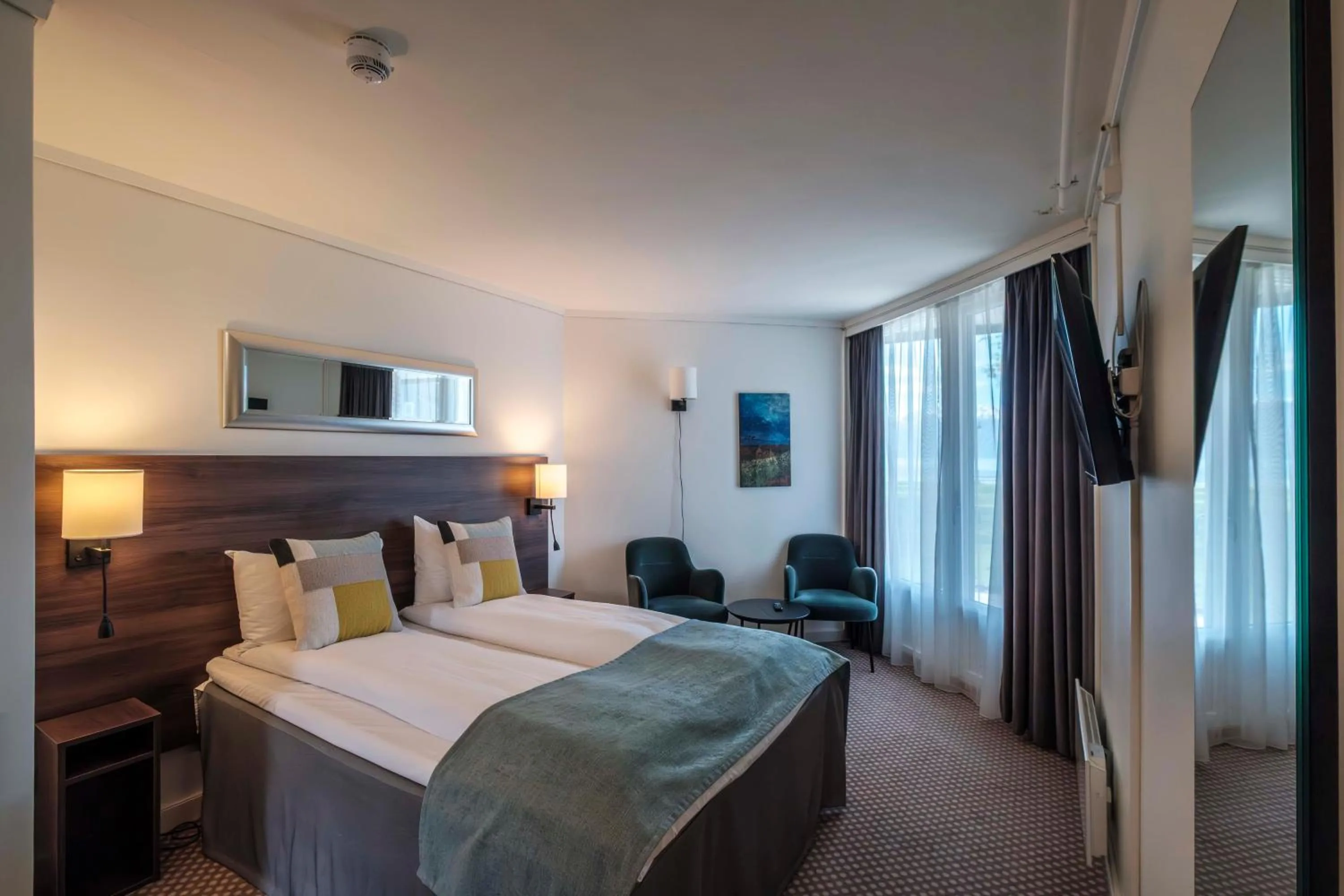 Bed in Hardangerfjord Hotel