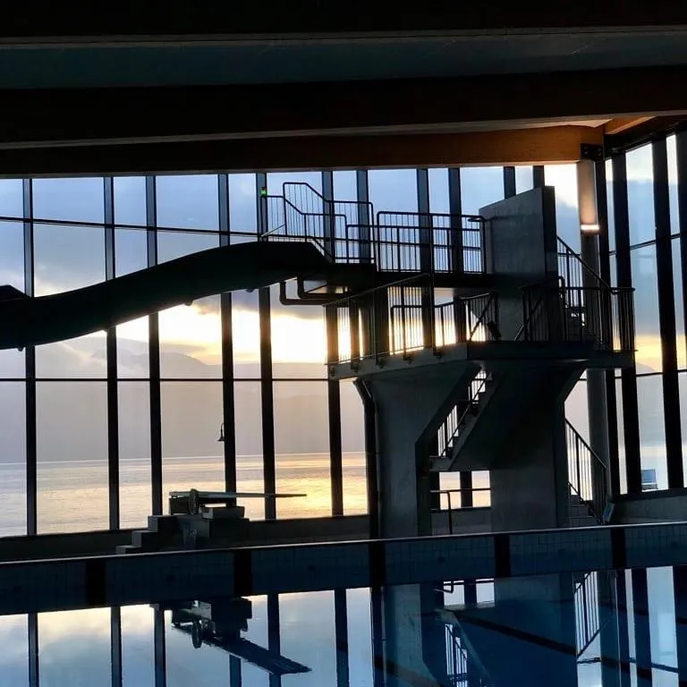 Swimming pool in Hardangerfjord Hotel