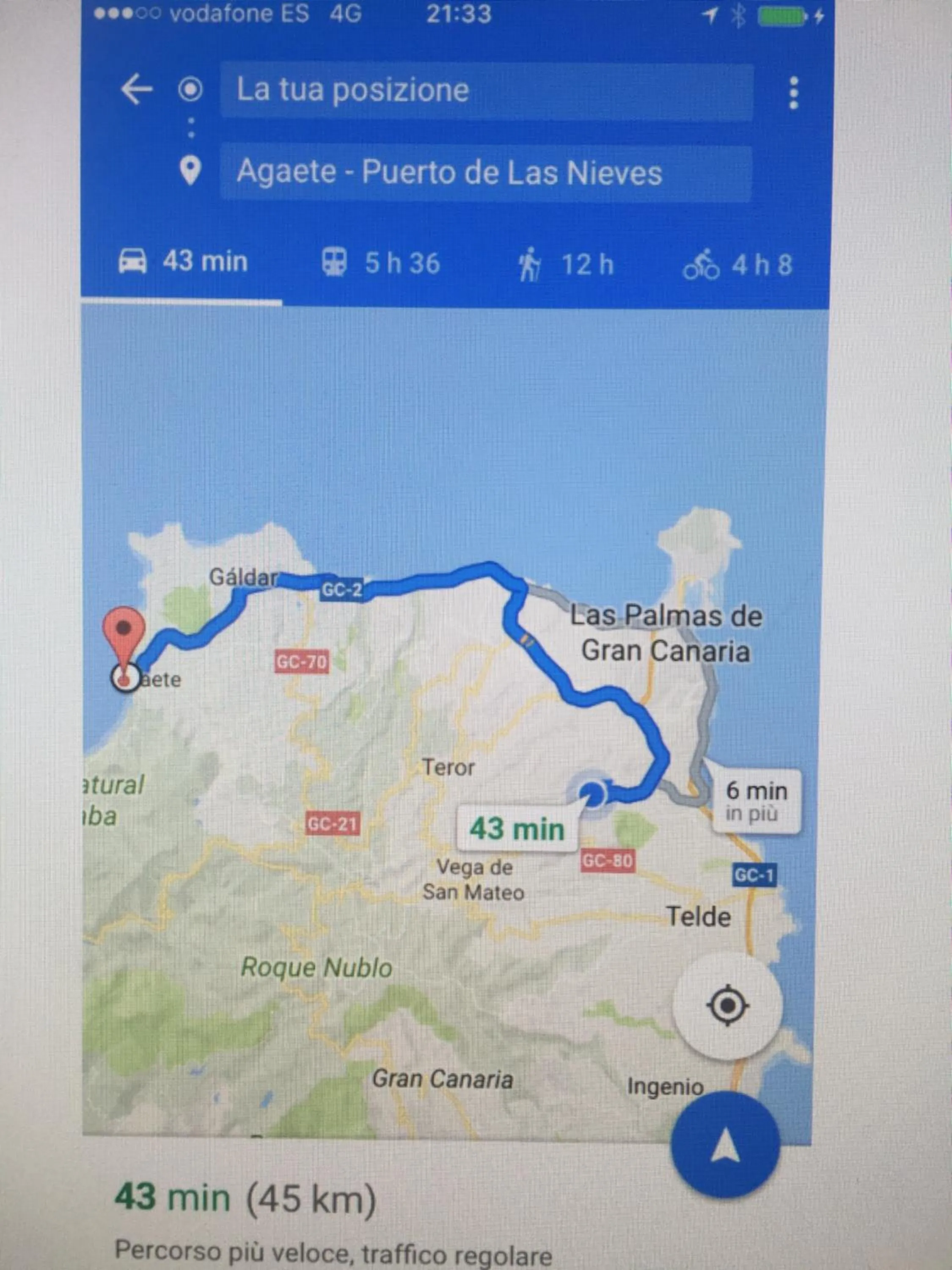 Nearby landmark in La Casita de Las Palmas VV