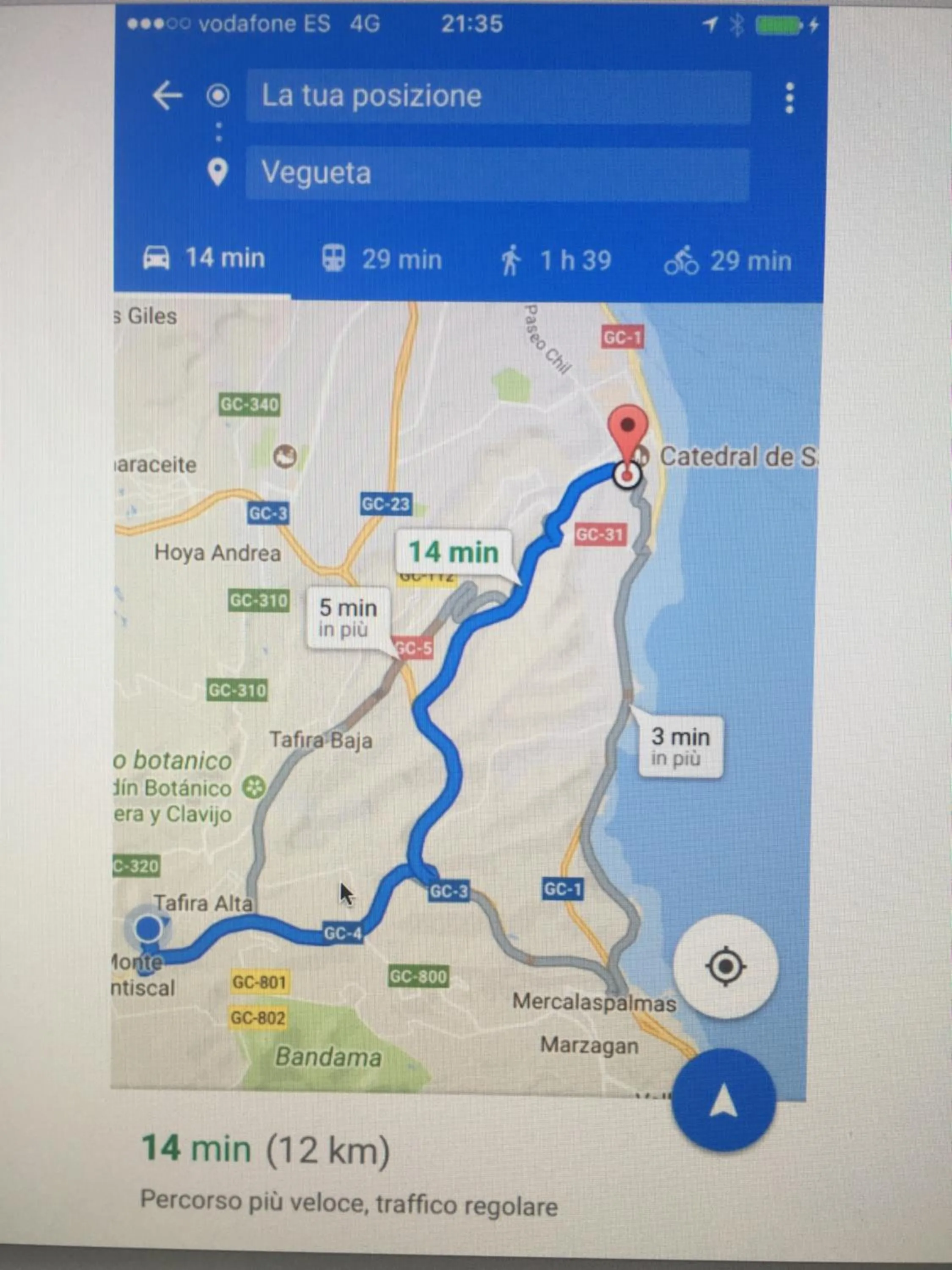 Nearby landmark in La Casita de Las Palmas VV