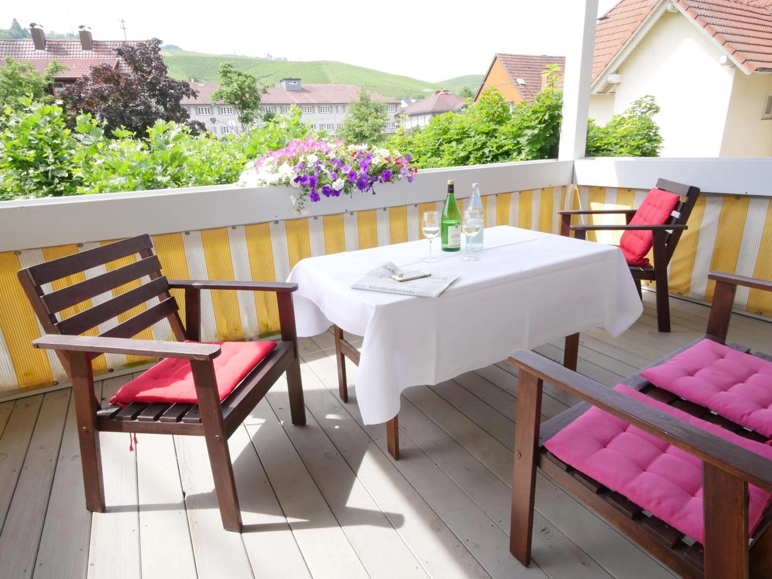 Patio in Hotel Linde Durbach