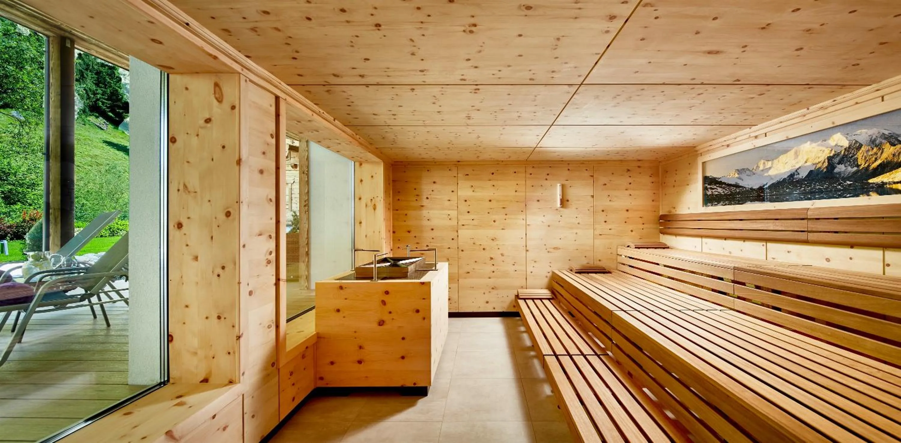 Sauna in ZillergrundRock Luxury Mountain Resort
