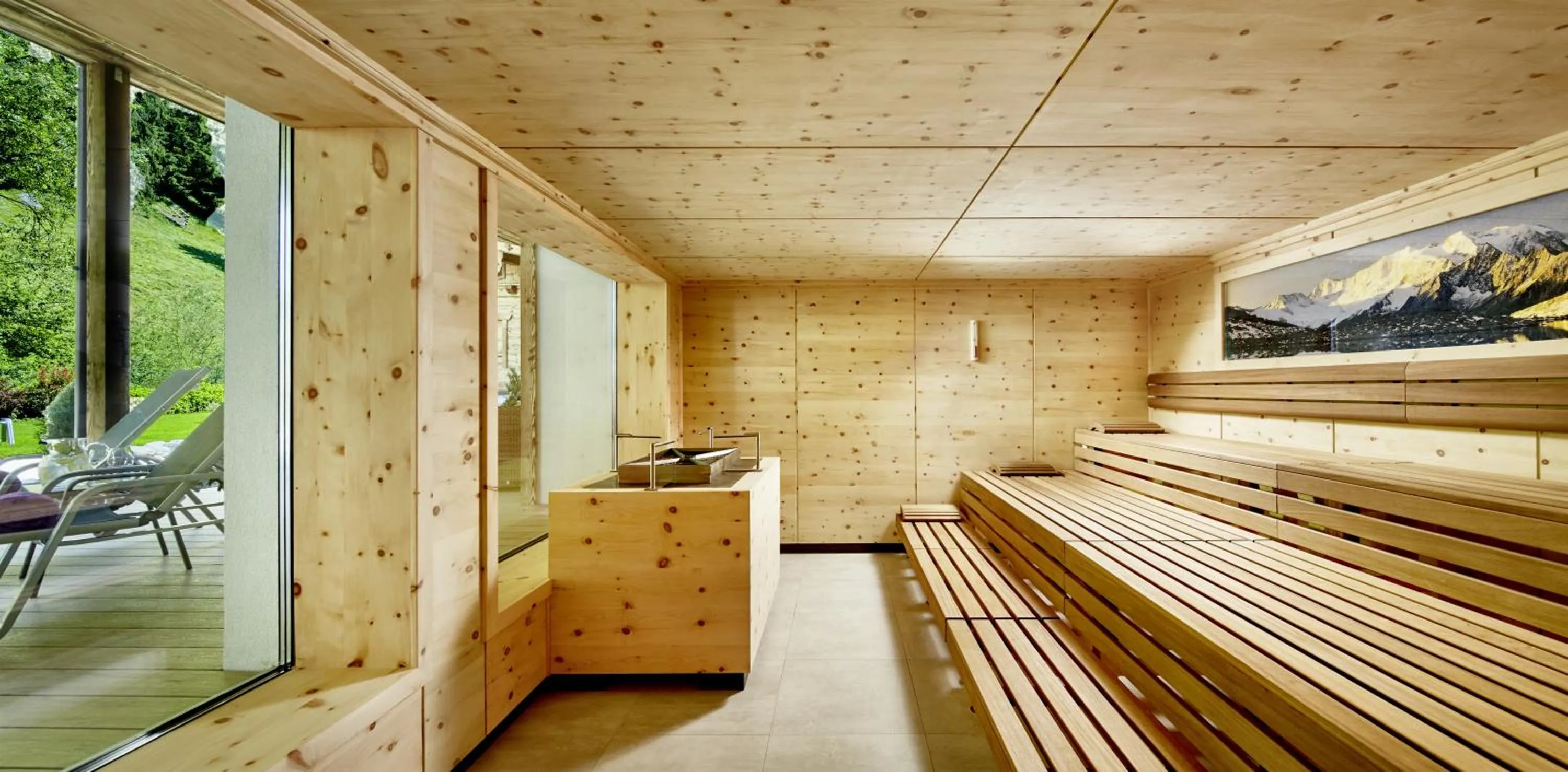 Sauna in ZillergrundRock Luxury Mountain Resort