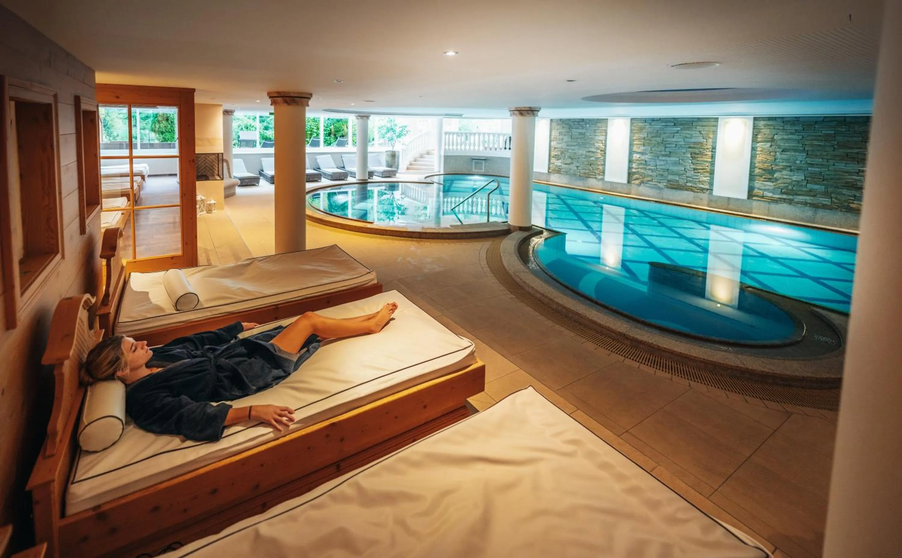 Swimming pool in ZillergrundRock Luxury Mountain Resort