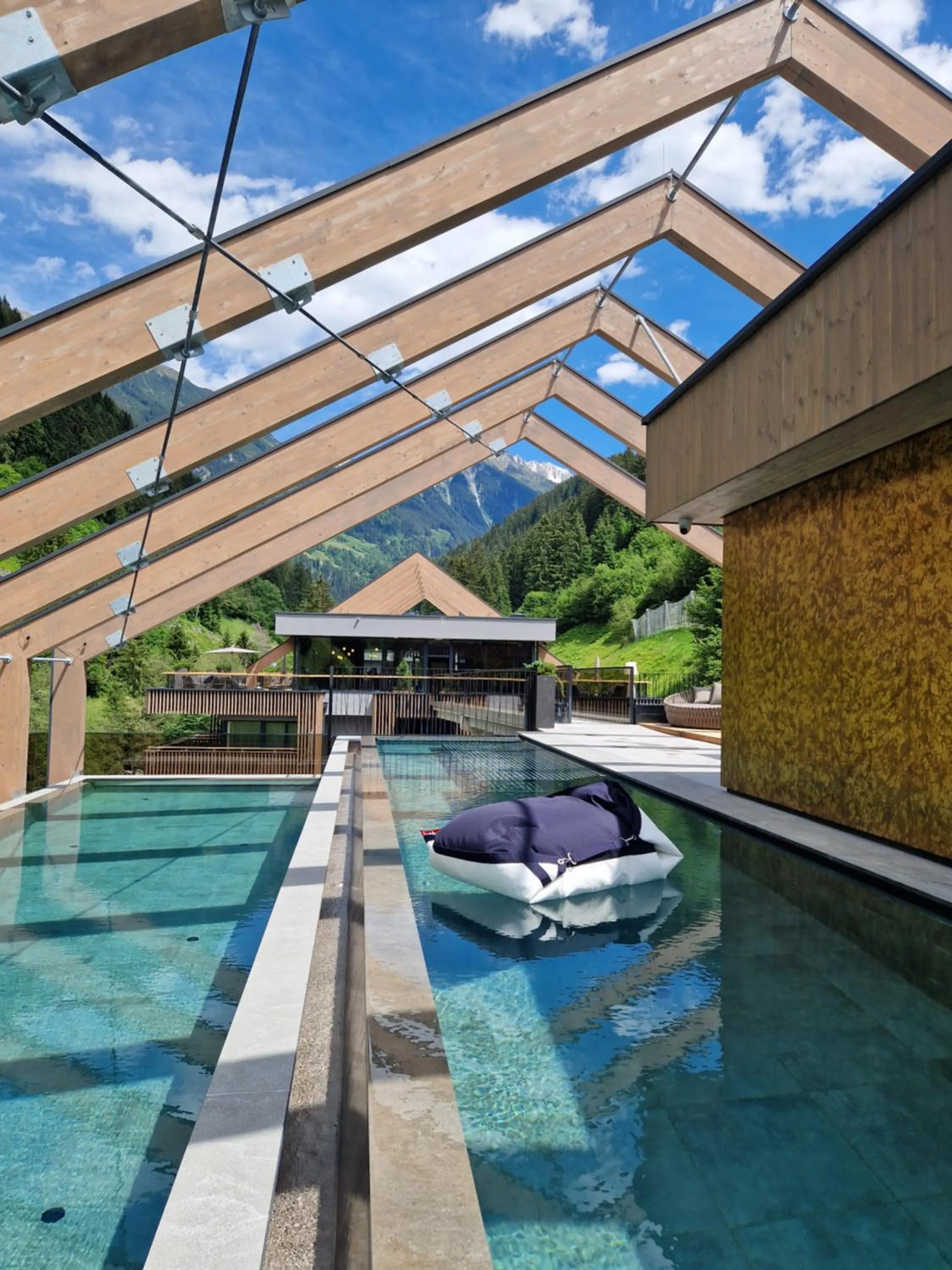 Pool view in ZillergrundRock Luxury Mountain Resort