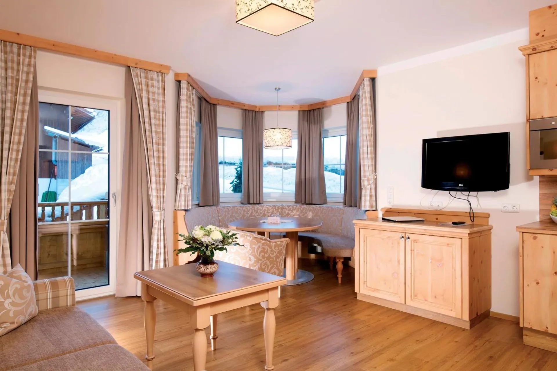 Living room in ZillergrundRock Luxury Mountain Resort