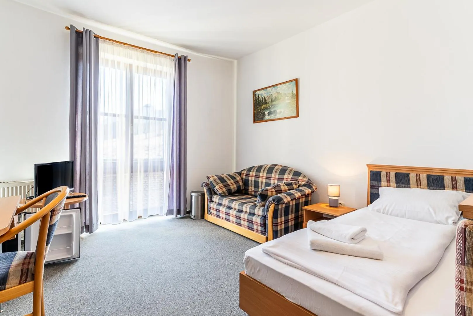 Bed in Garni Hotel Gavurky