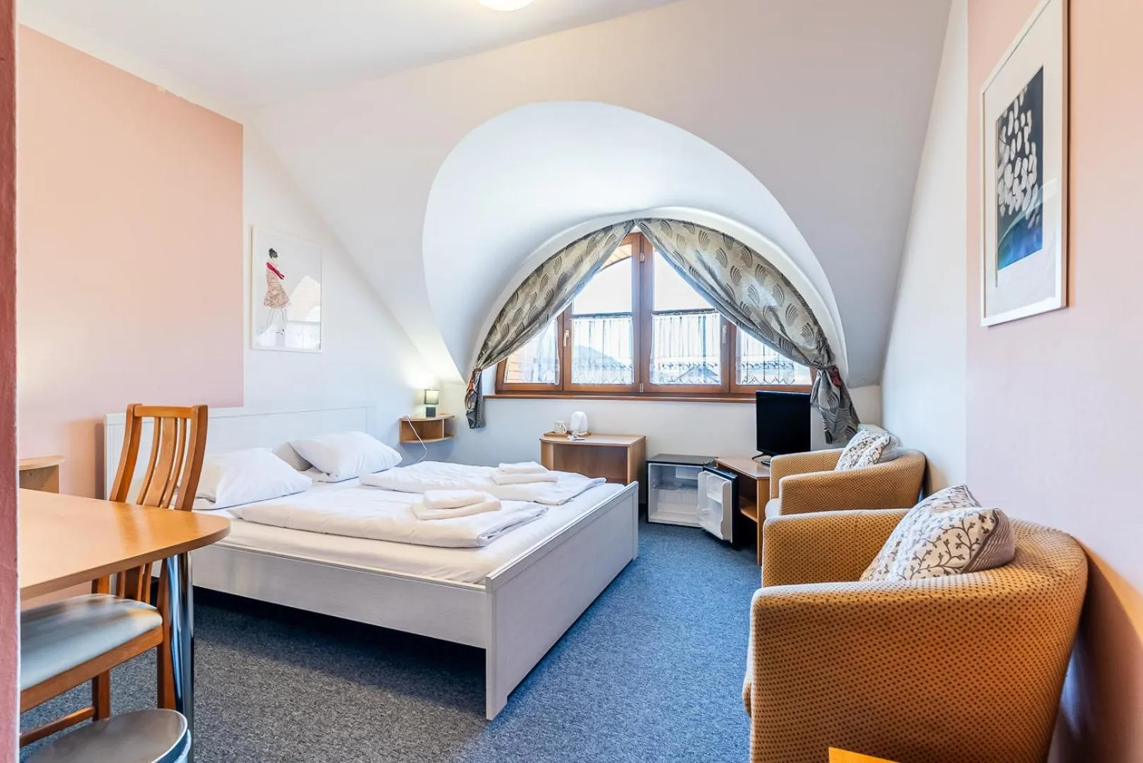 Bed in Garni Hotel Gavurky