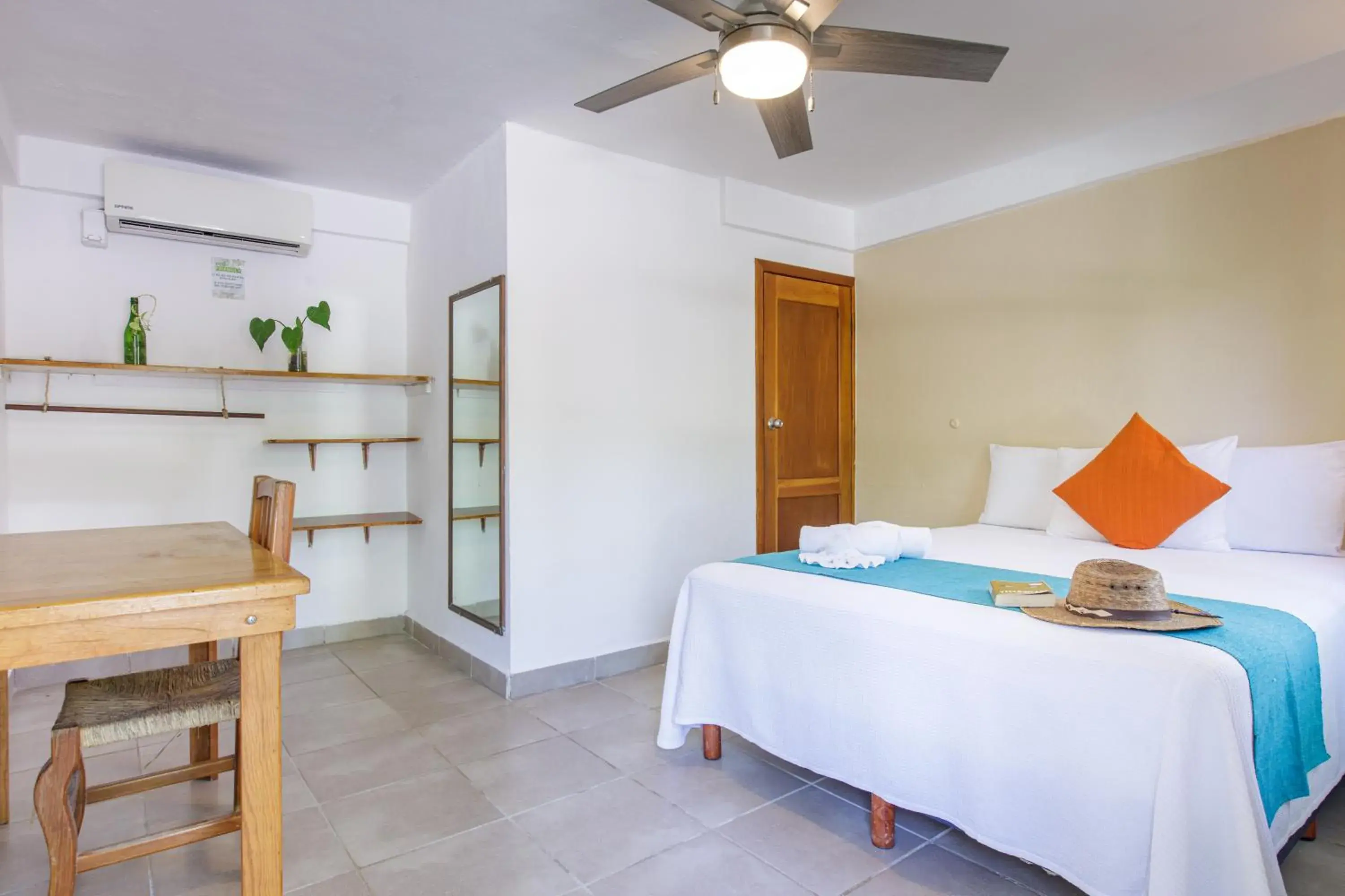 Bed in La Diosa Kali Beach Front Hotel Bed in La Diosa Kali Beach Front Hotel