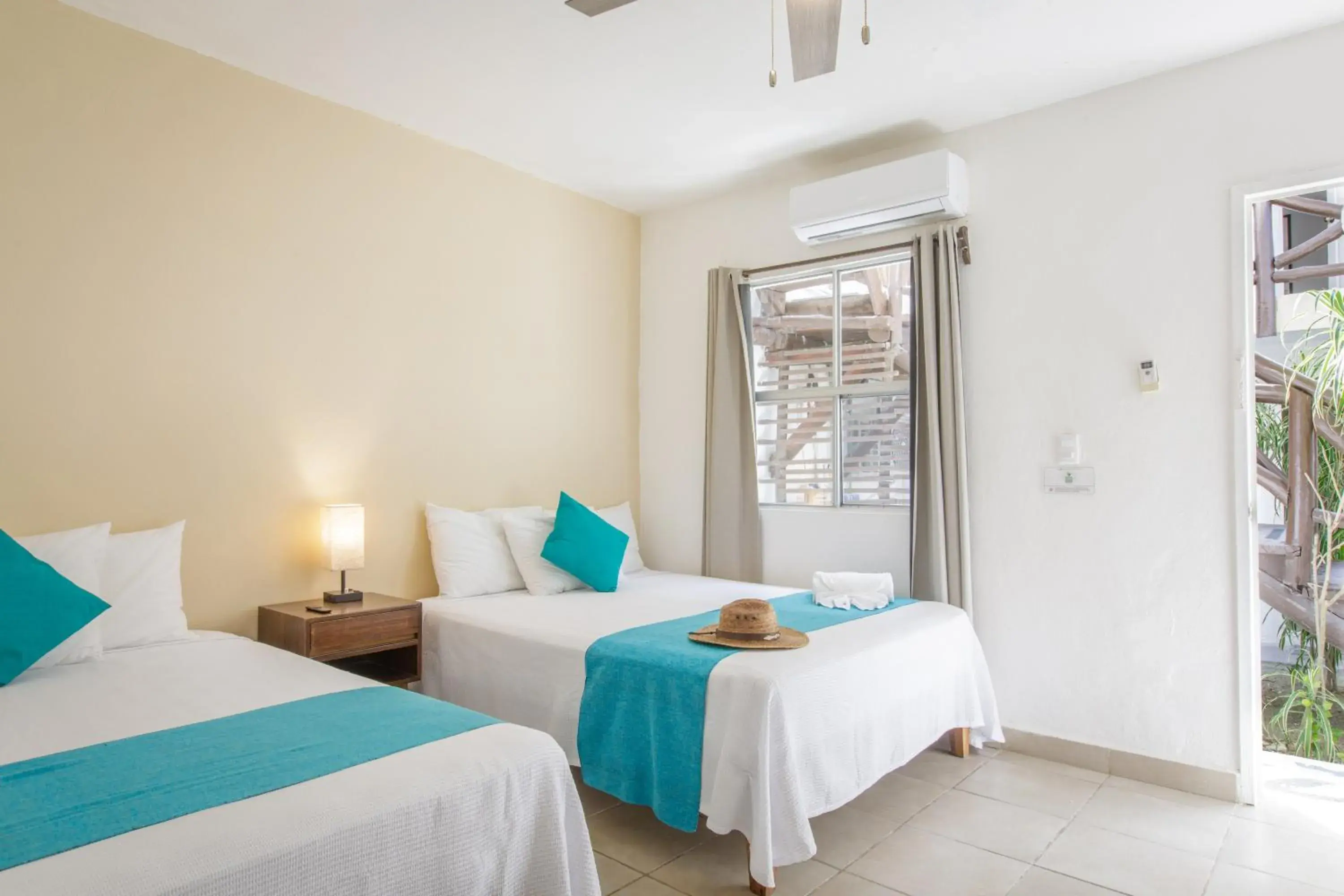 Bed in La Diosa Kali Beach Front Hotel Bed in La Diosa Kali Beach Front Hotel