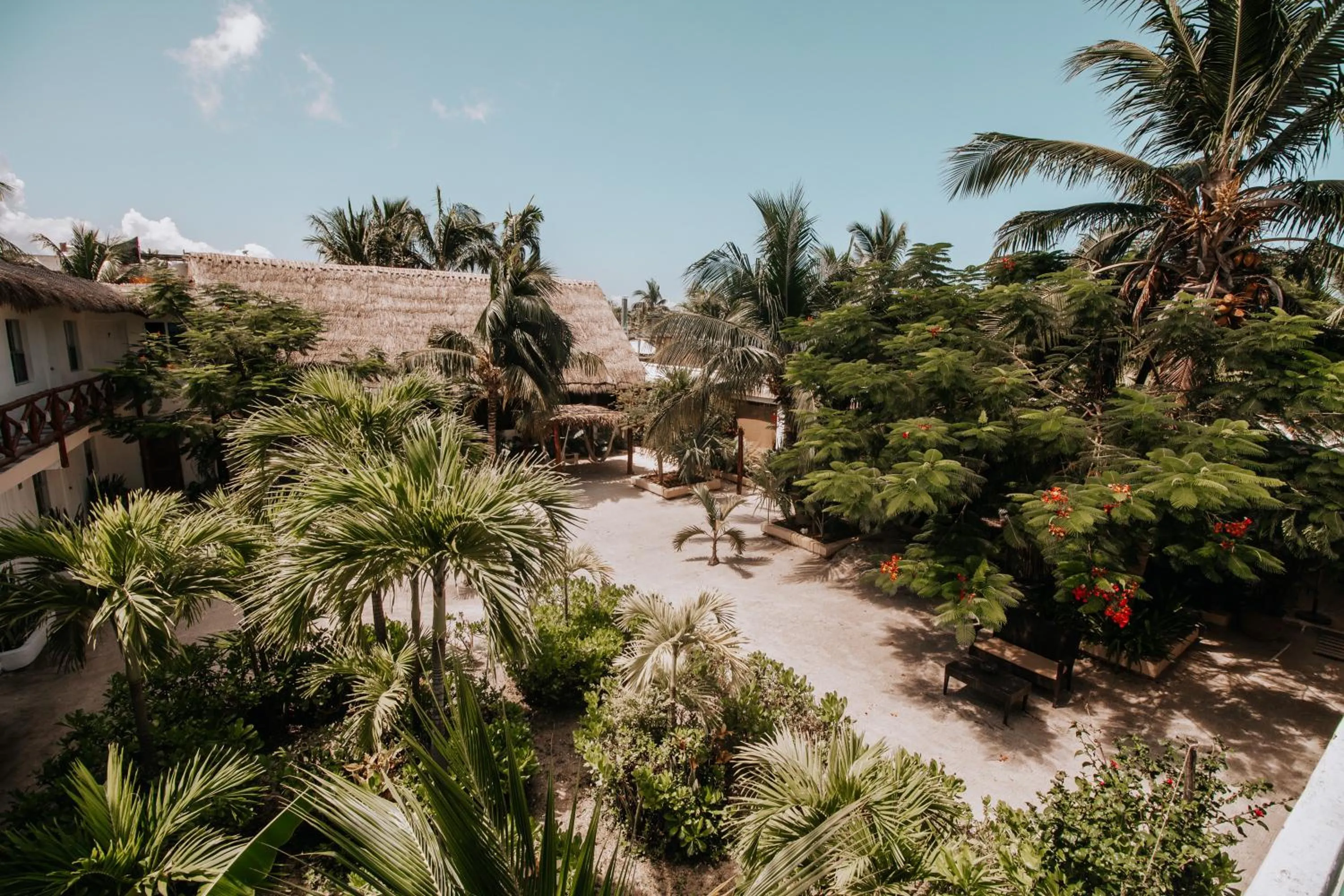 Patio in La Diosa Kali Beach Front Hotel