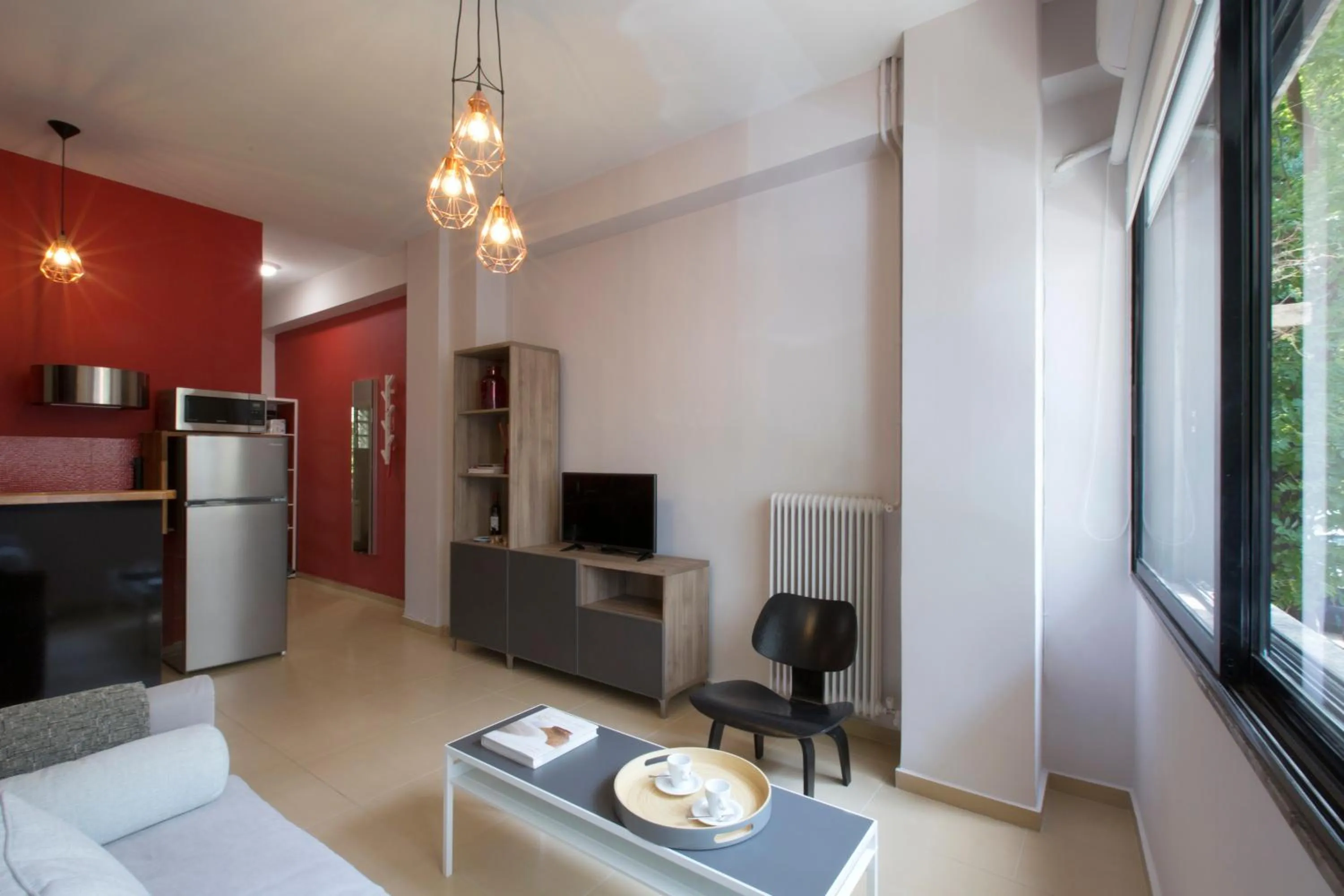 Living room in Under the shade of Acropolis by YHA