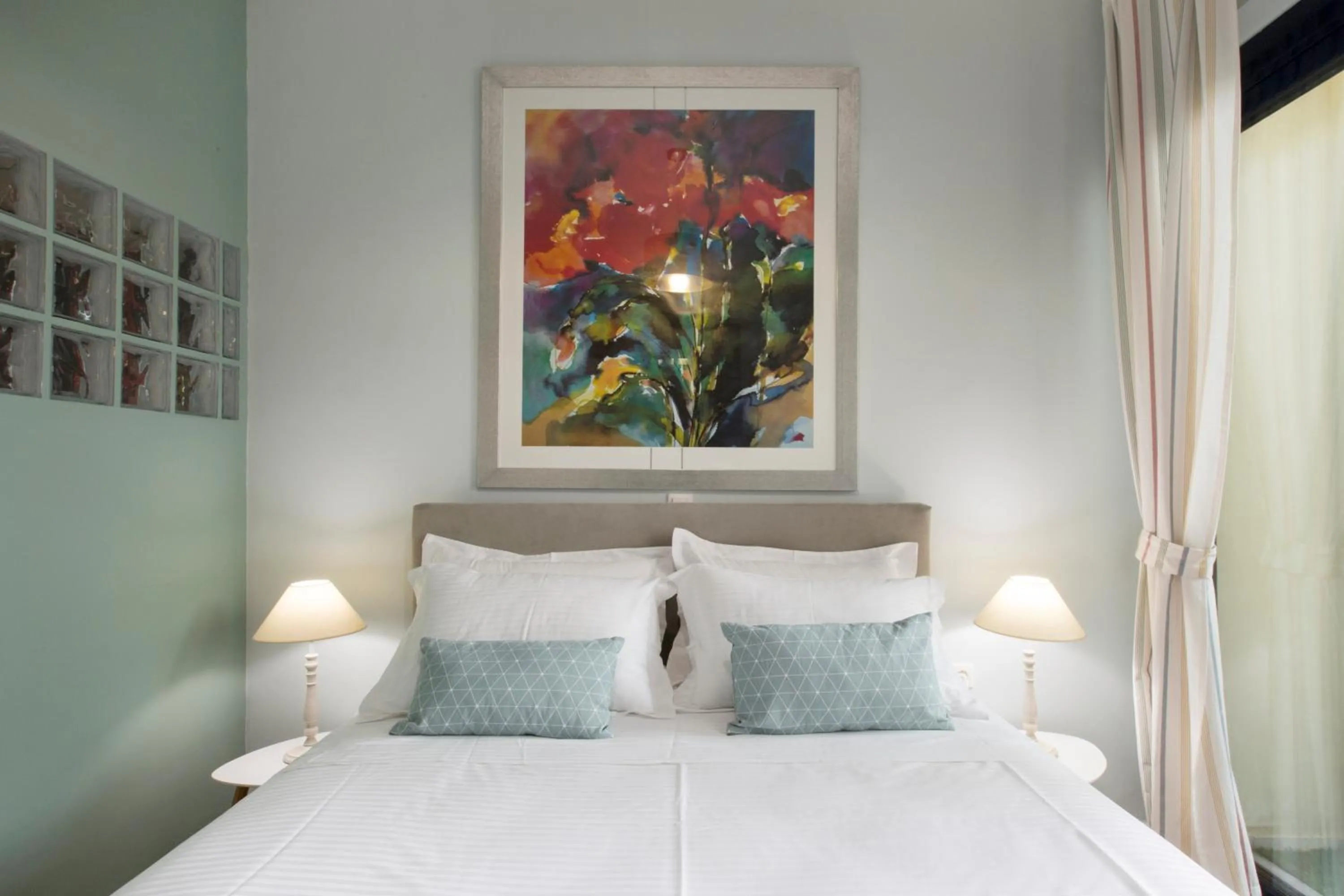 Bedroom, Bed in Under the shade of Acropolis by YHA