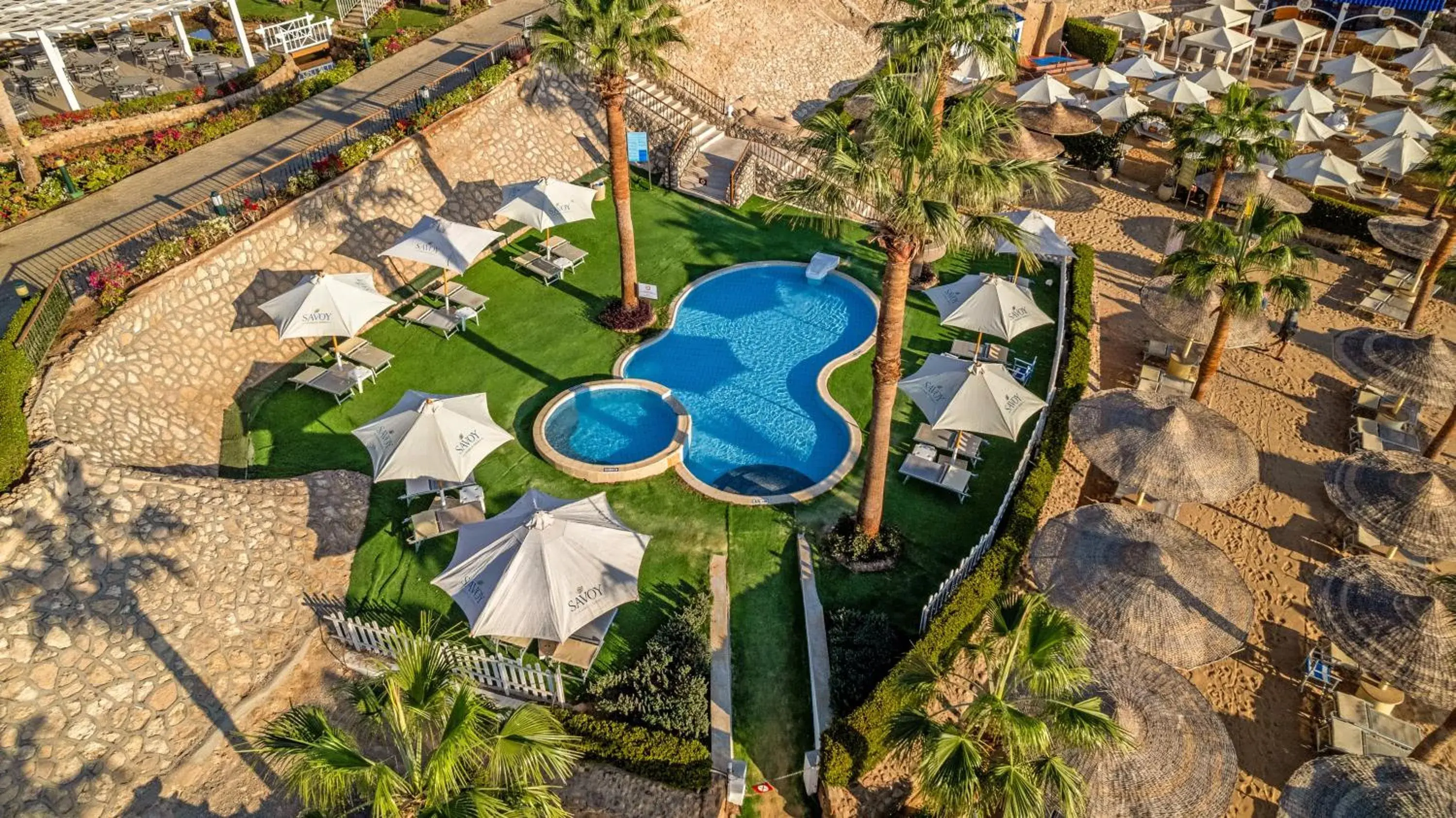 Bird's eye view in Savoy Sharm El Sheikh Bird's eye view in Savoy Sharm El Sheikh