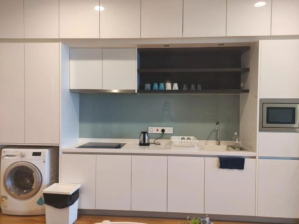 Kitchen or kitchenette in KL Platinum KLCC By Hive KL