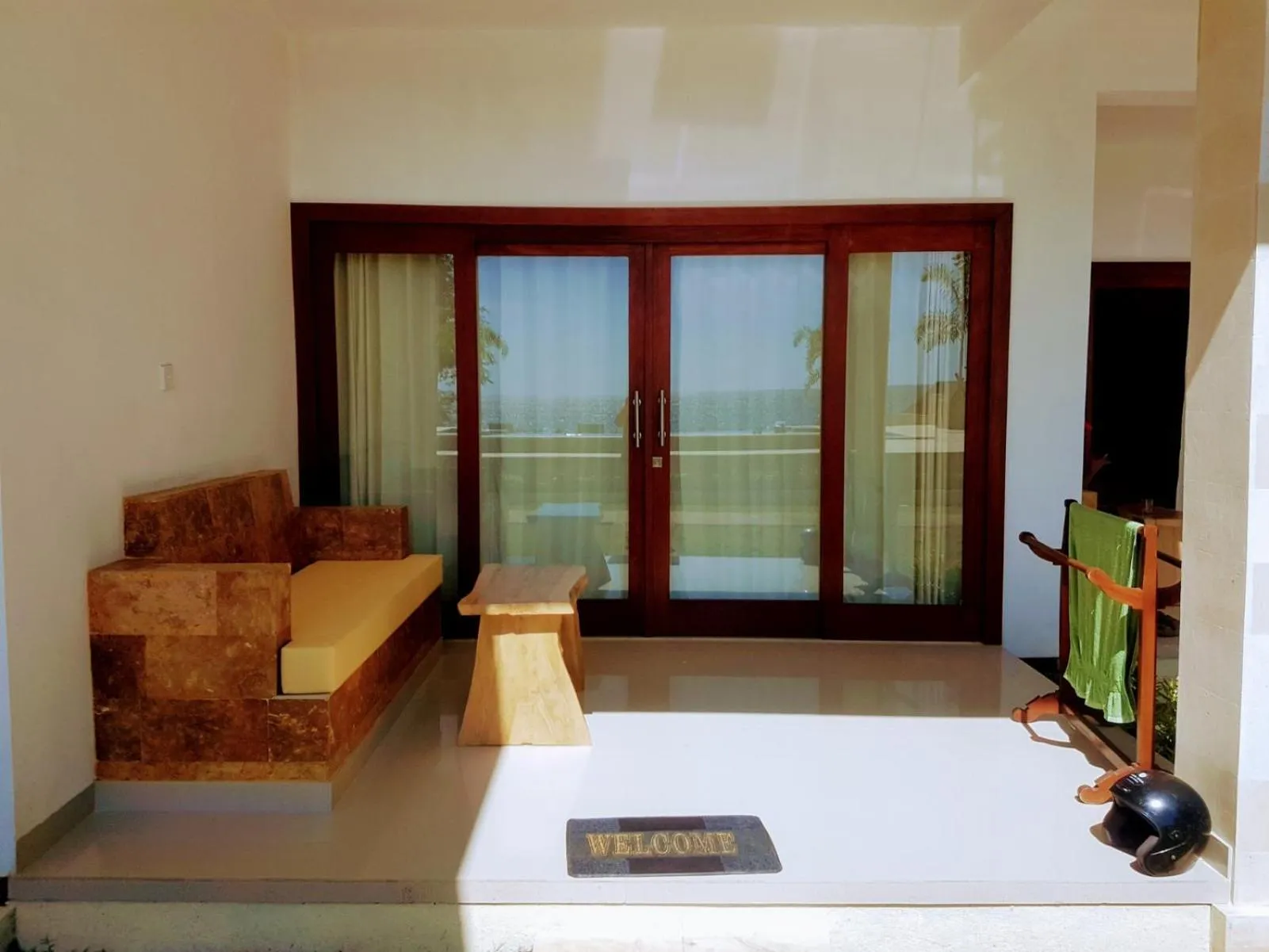 Balcony/Terrace, Bed in Ocean Resort Amed