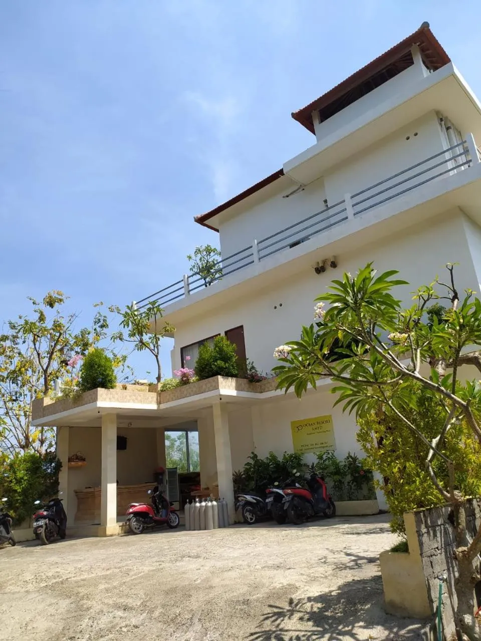 Property building in Ocean Resort Amed