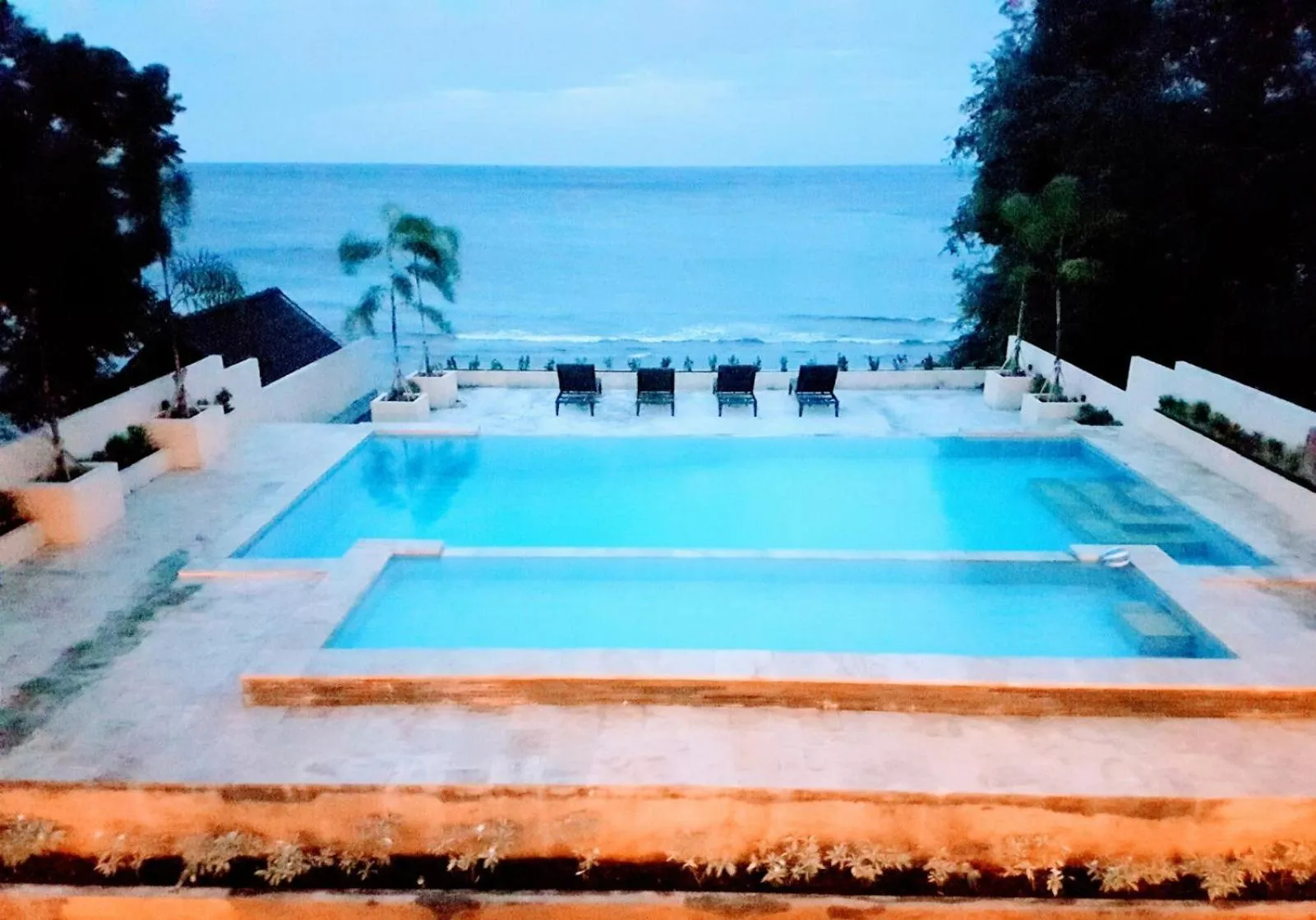 Pool view in Ocean Resort Amed