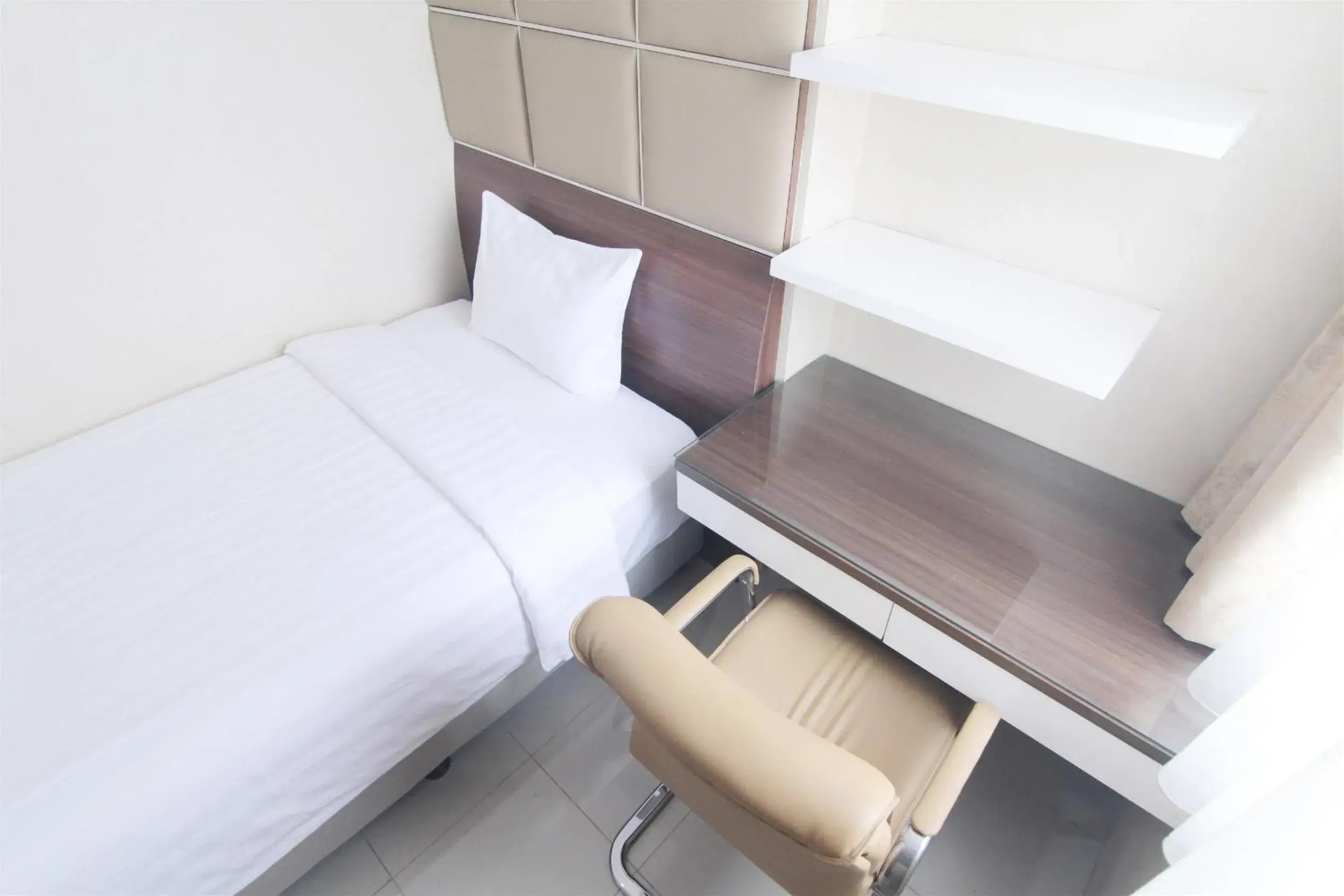 Bed in 2BR Cervino Village Casablanca Apartment near Kota Kasablanka By Travelio Bed in 2BR Cervino Village Casablanca Apartment near Kota Kasablanka By Travelio