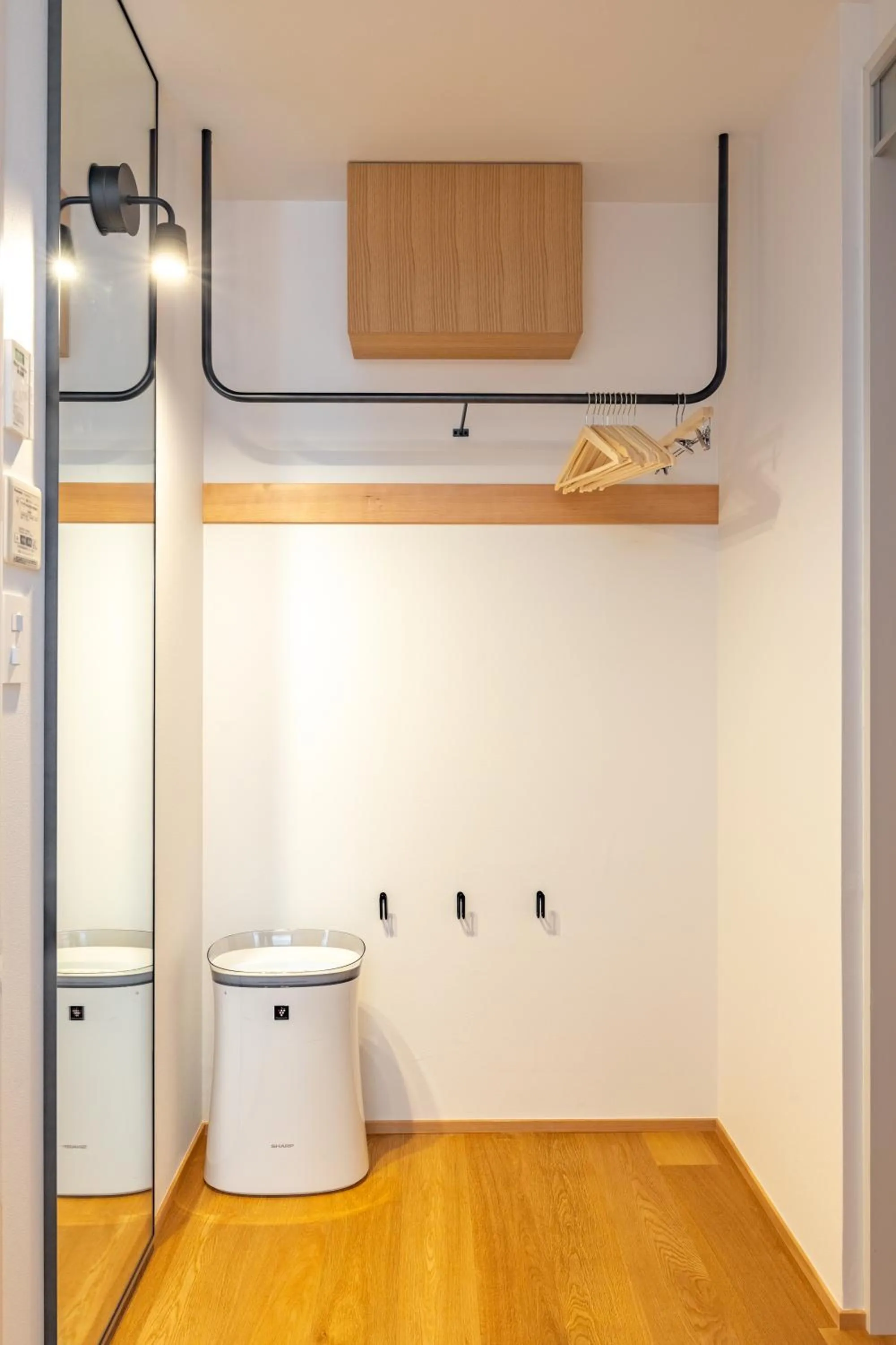 wardrobe in Karasuma Rokujo Hotel