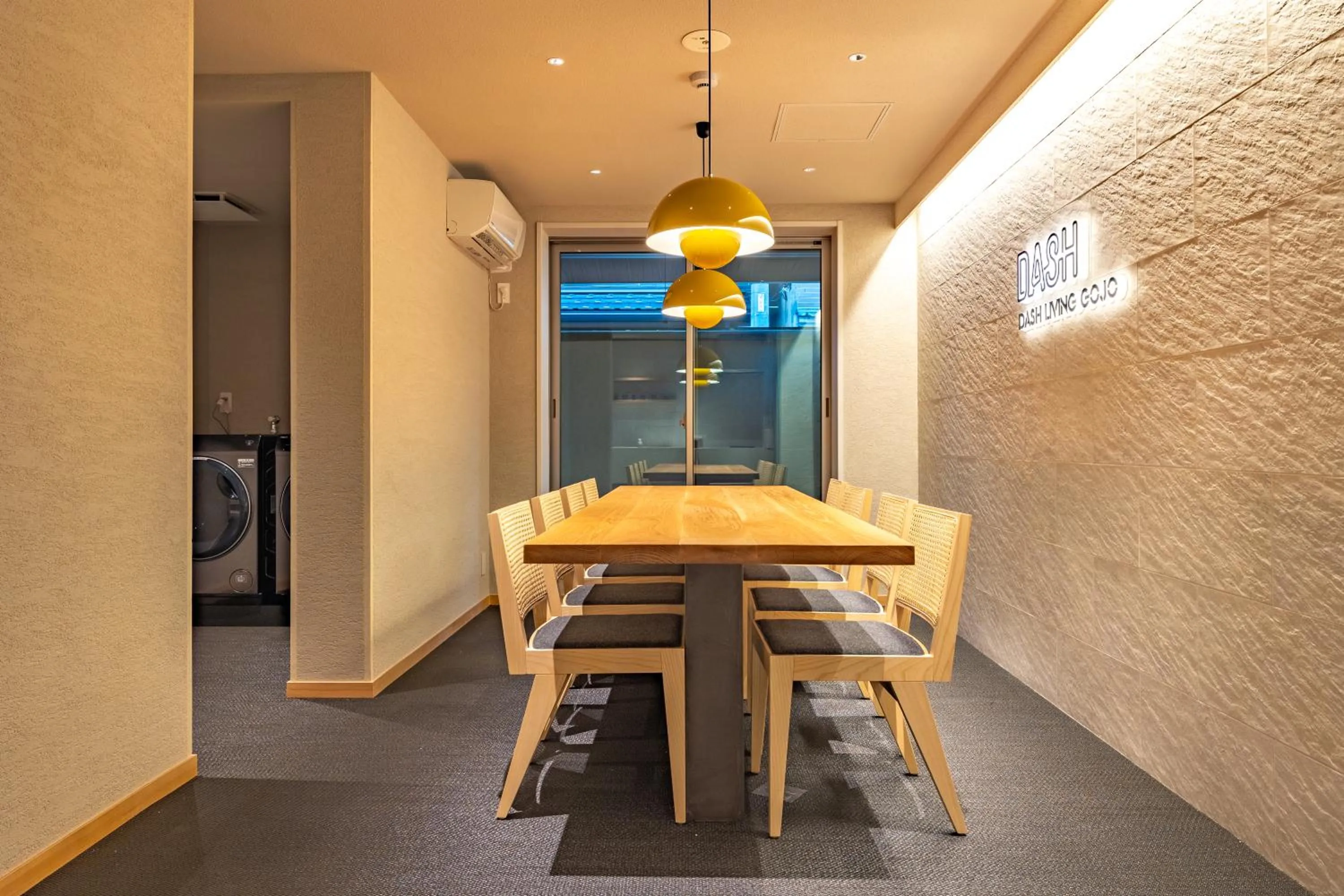 Seating area in Karasuma Rokujo Hotel