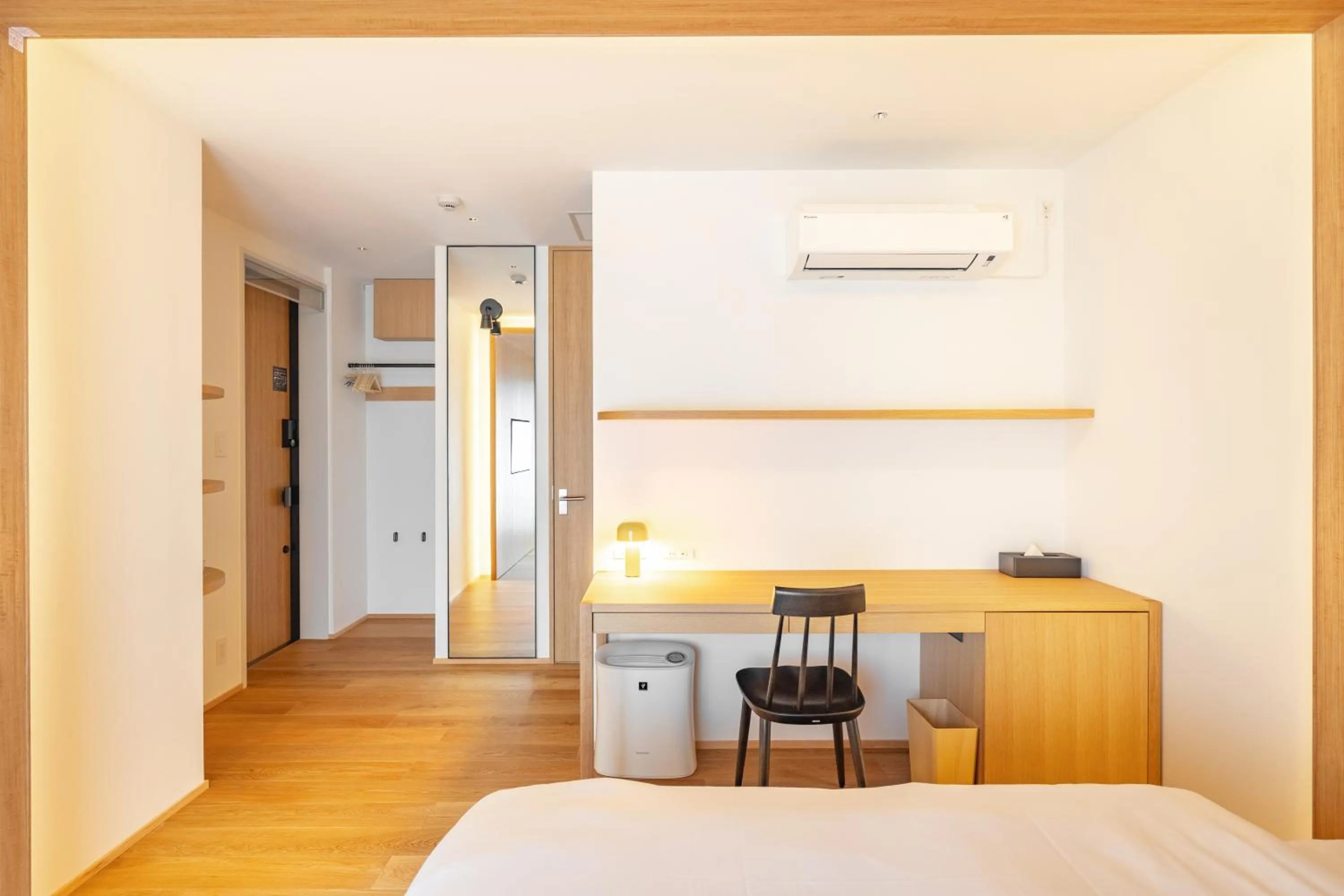 Bed in Karasuma Rokujo Hotel