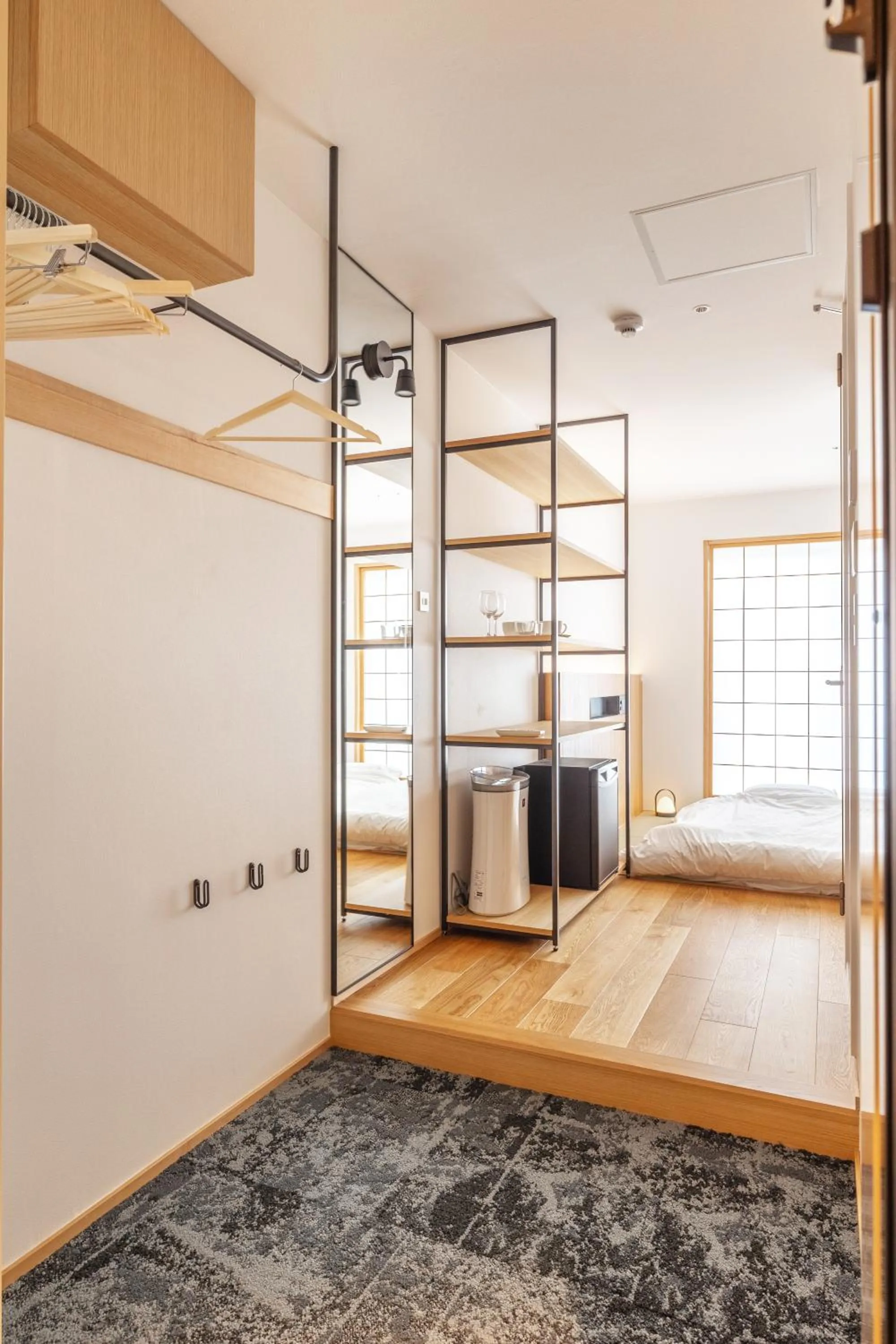 Bed in Karasuma Rokujo Hotel