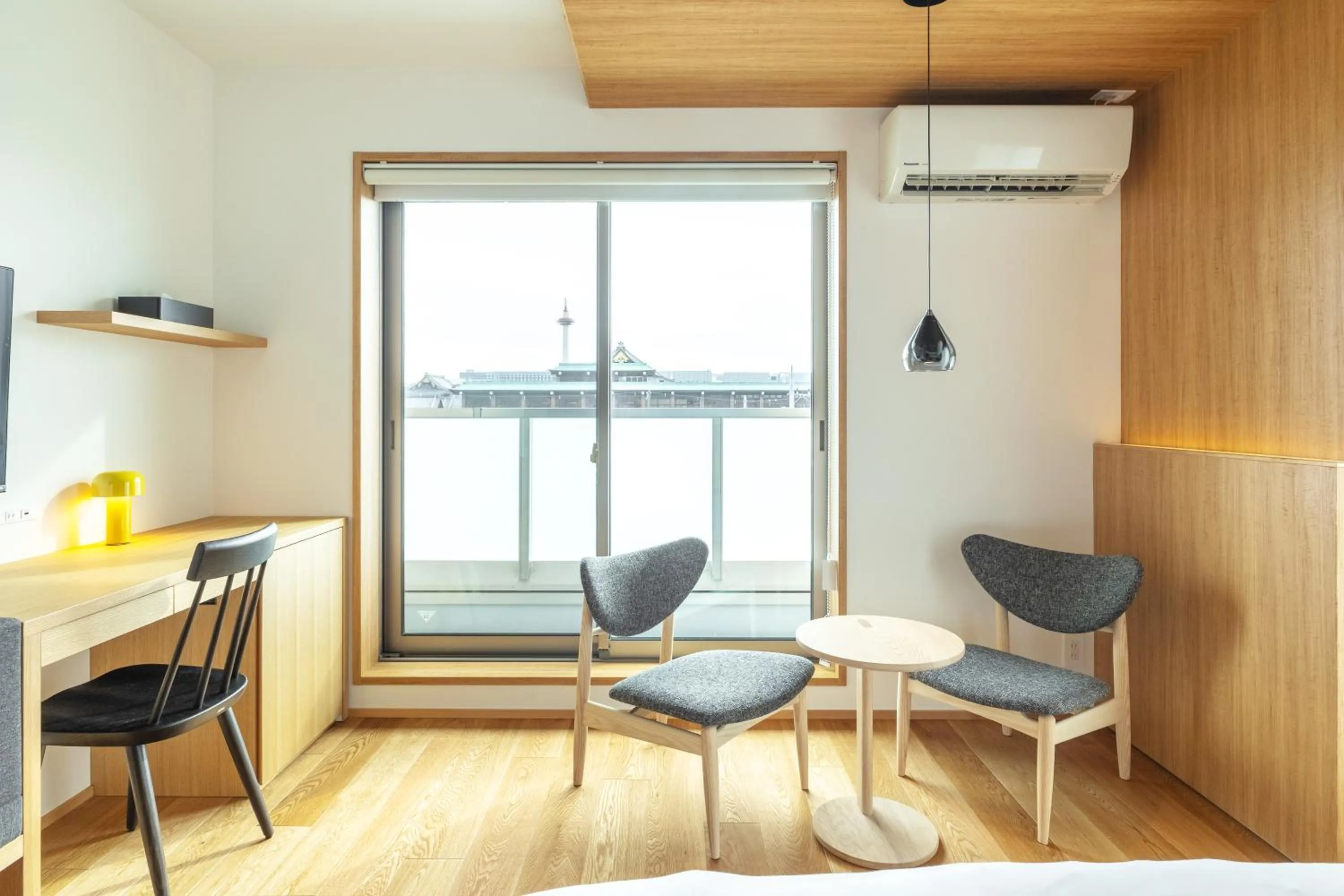 Seating area in Karasuma Rokujo Hotel