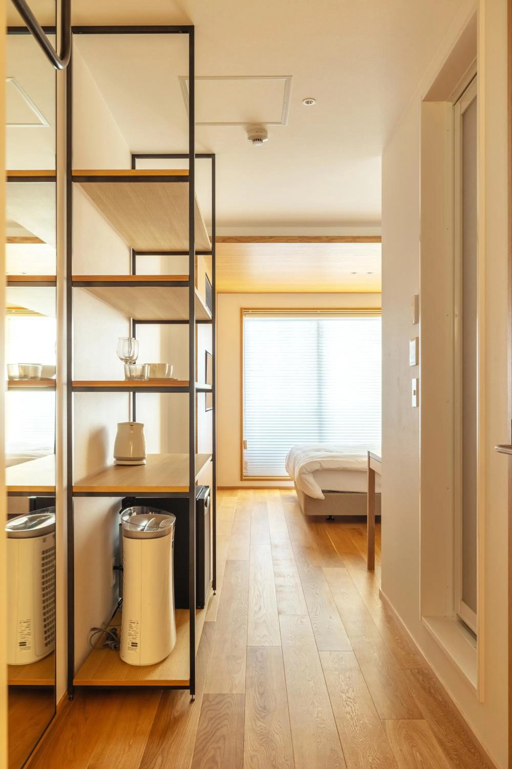 Bed in Karasuma Rokujo Hotel