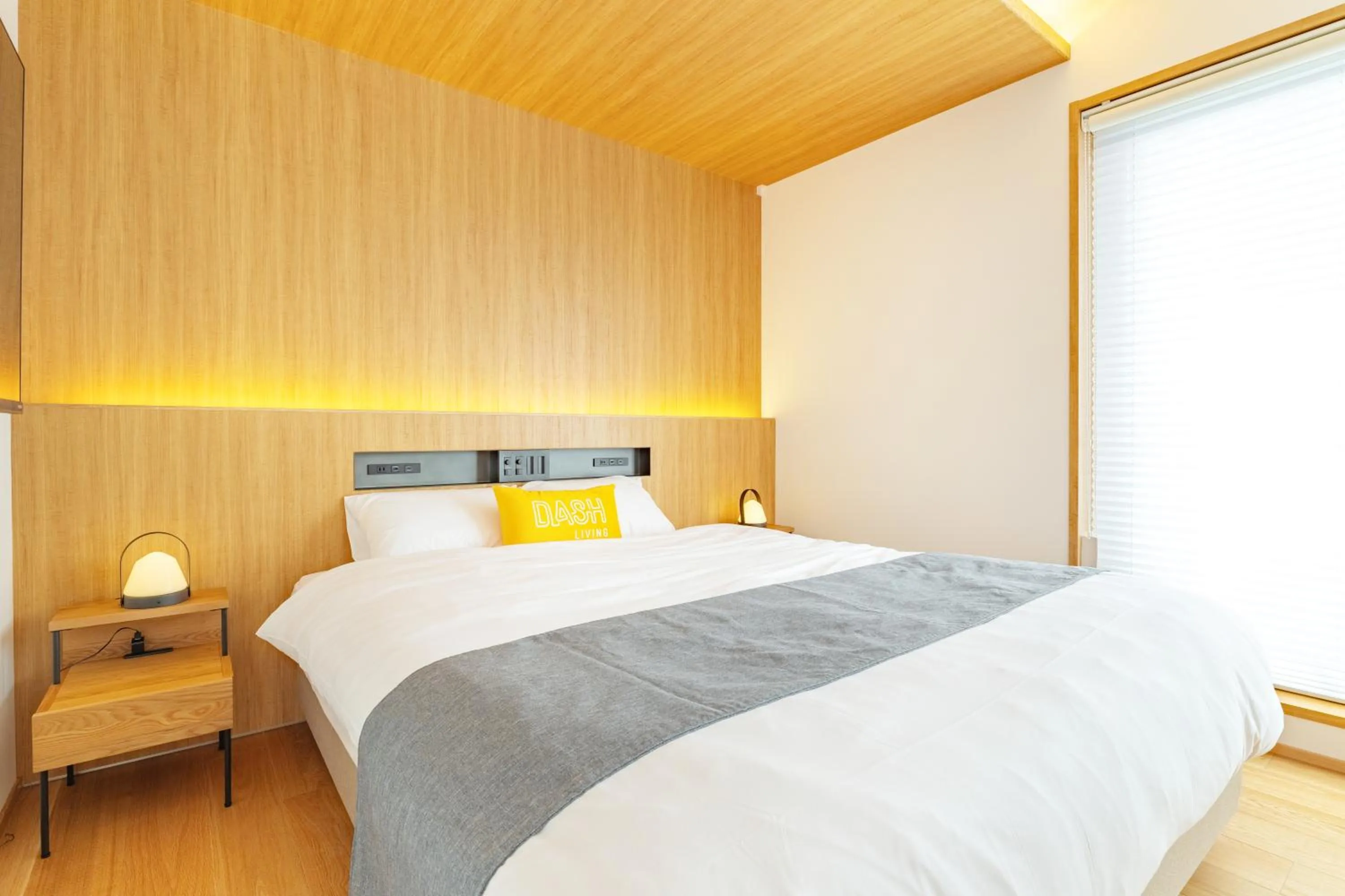 Bed in Karasuma Rokujo Hotel