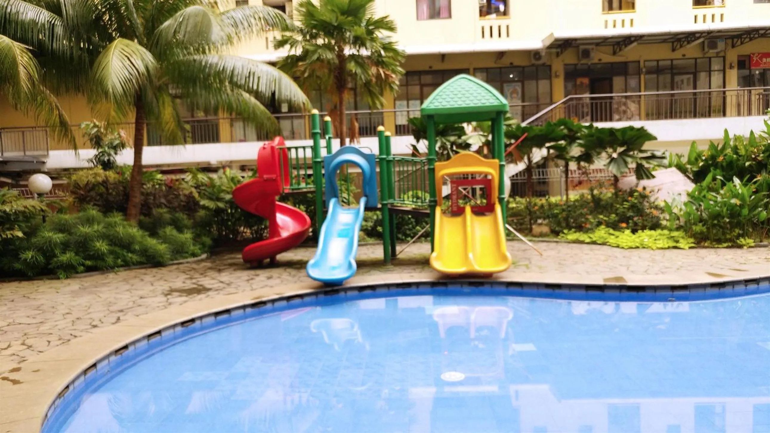 Swimming pool in Kebagusan City Apartment Simple And Affordable Studio By Travelio