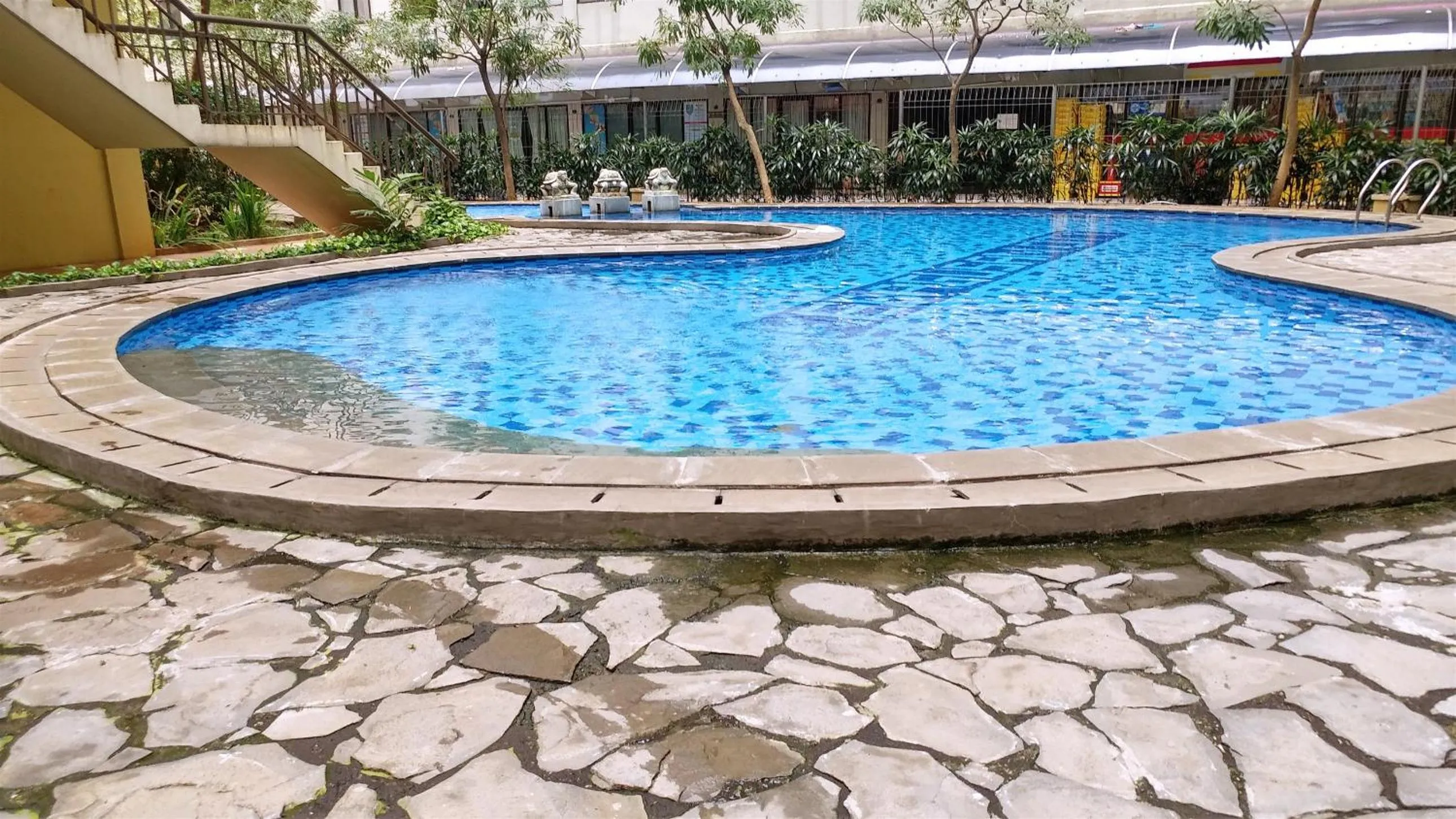 Swimming pool in Kebagusan City Apartment Simple And Affordable Studio By Travelio