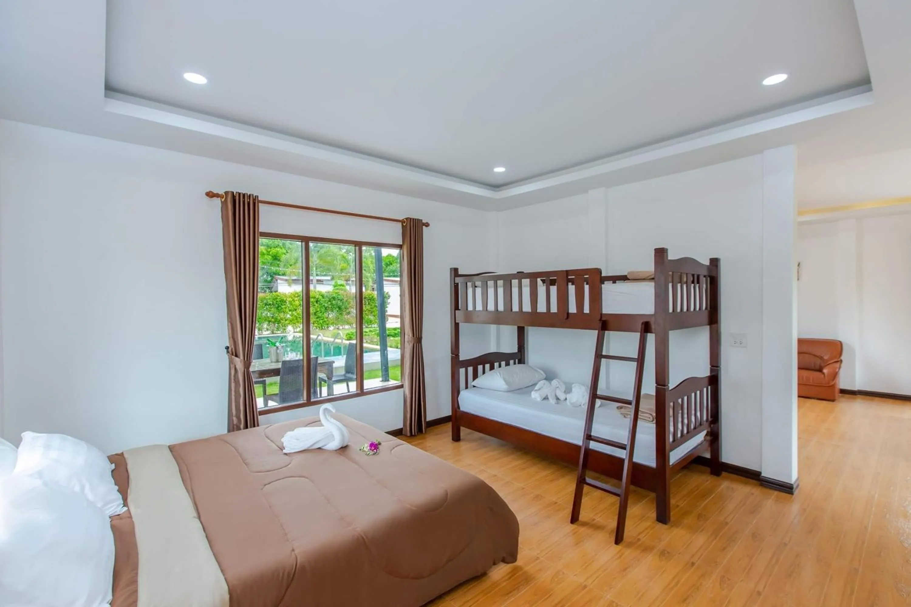 Photo of the whole room, Bed in Ozone Resort & Pool Villa