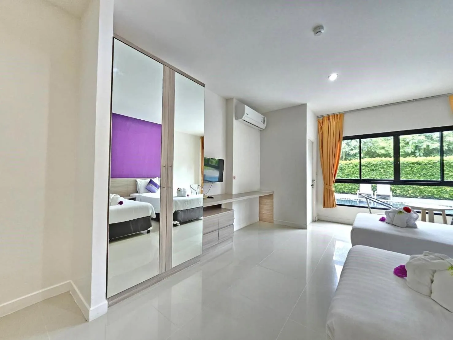 Photo of the whole room, Bed in S4 Nai Yang Beach - Near Phuket Airport