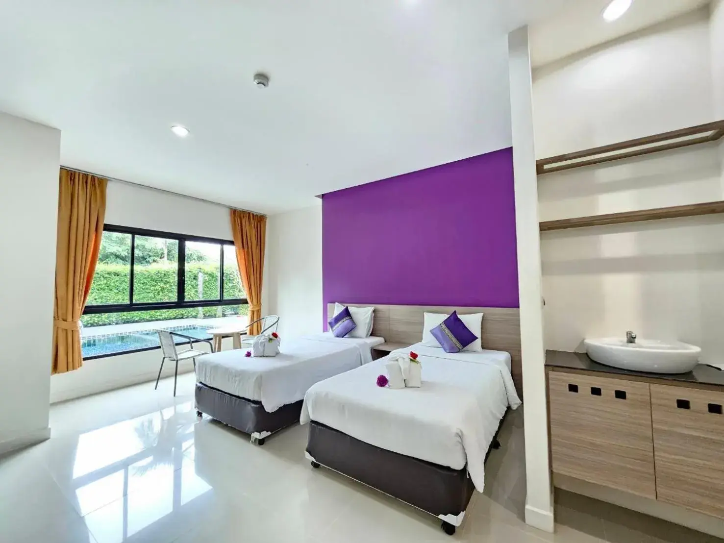 Photo of the whole room, Bed in S4 Nai Yang Beach - Near Phuket Airport Photo of the whole room, Bed in S4 Nai Yang Beach - Near Phuket Airport
