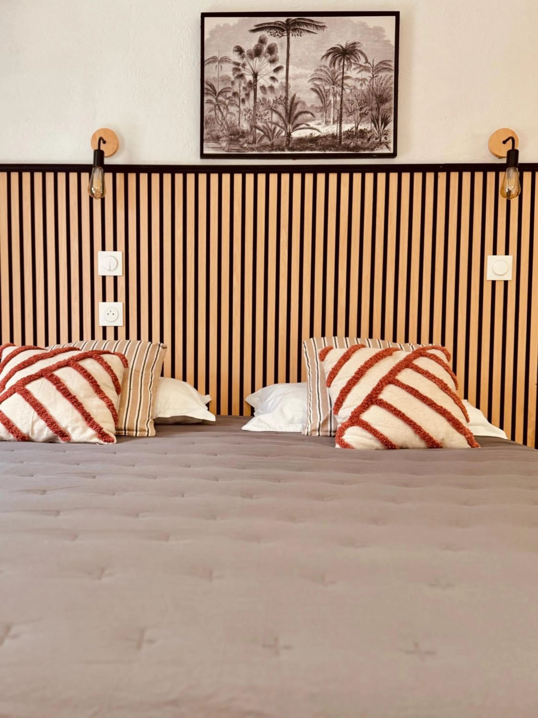 Bed in Hôtel le Nid