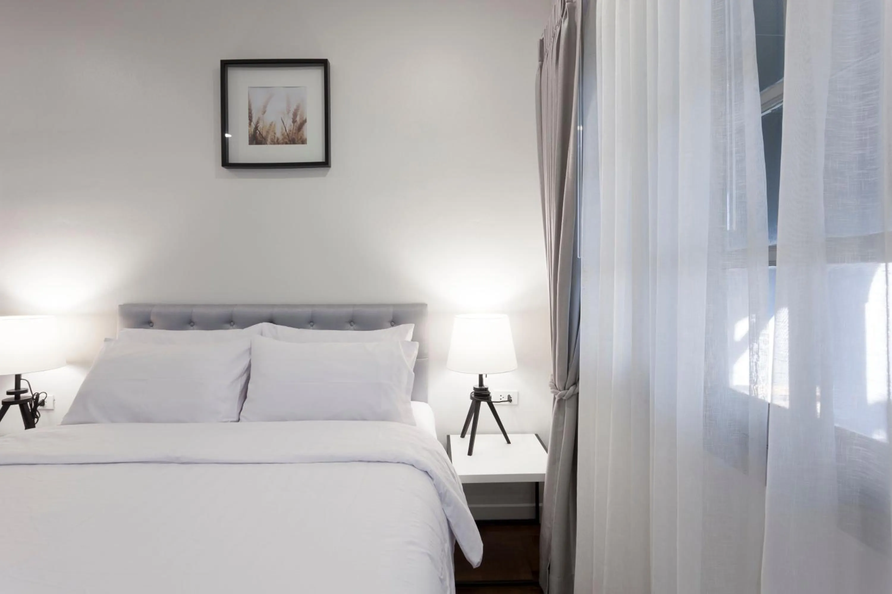 Decorative detail, Bed in Cozy Home by Nan